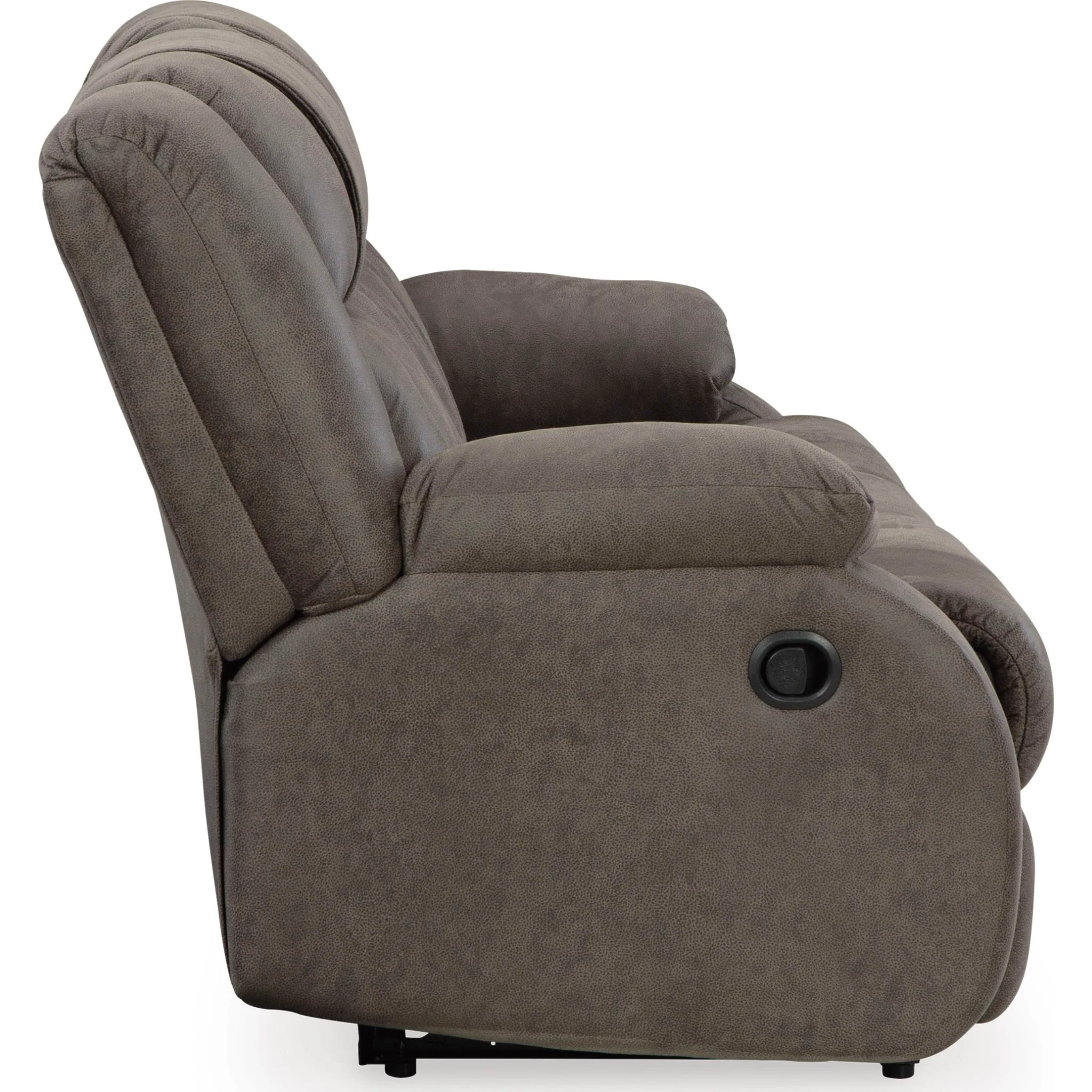 First Base Reclining Sofa - Gunmetal - Image 7