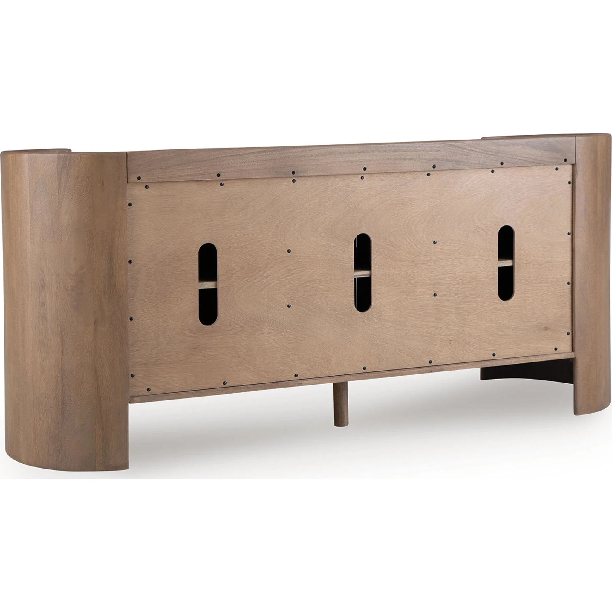 Fitzroy Accent Cabinet - Brown/White - Image 6