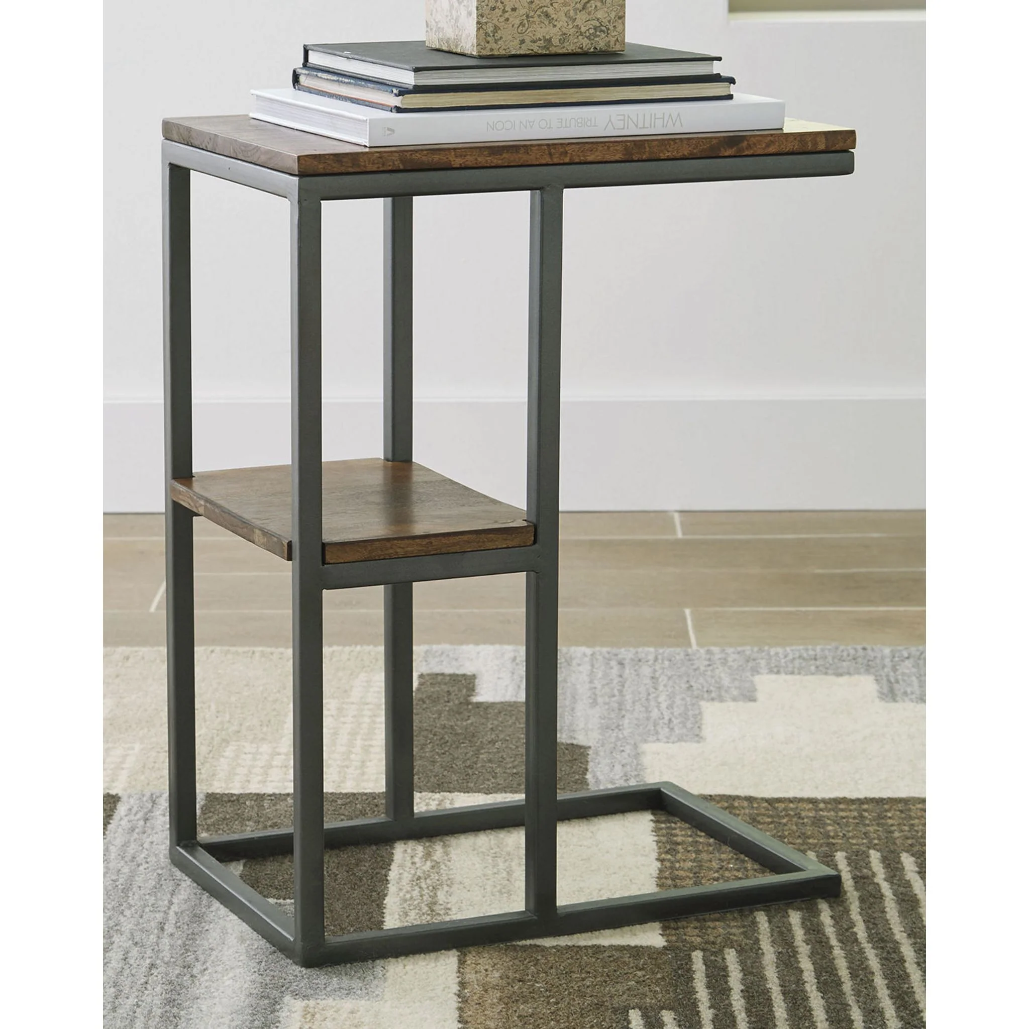 Forestmin Accent Table - Natural/Black - Image 2
