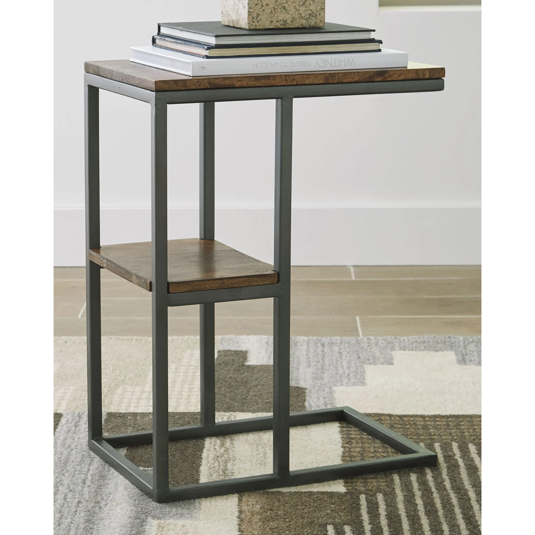 Forestmin Accent Table - Natural/Black - Image 3