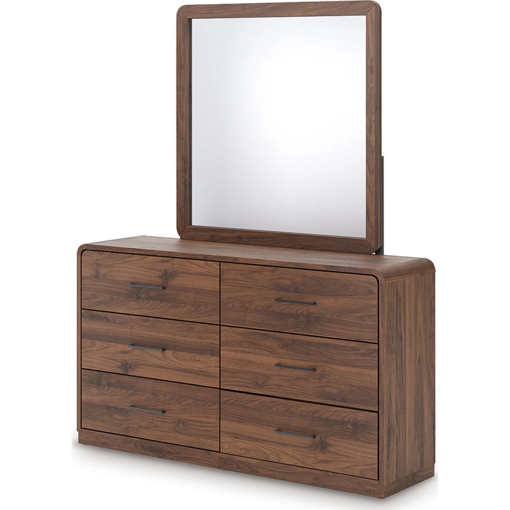 Fortlorn Dresser and Mirror - Walnut Brown - Image 2