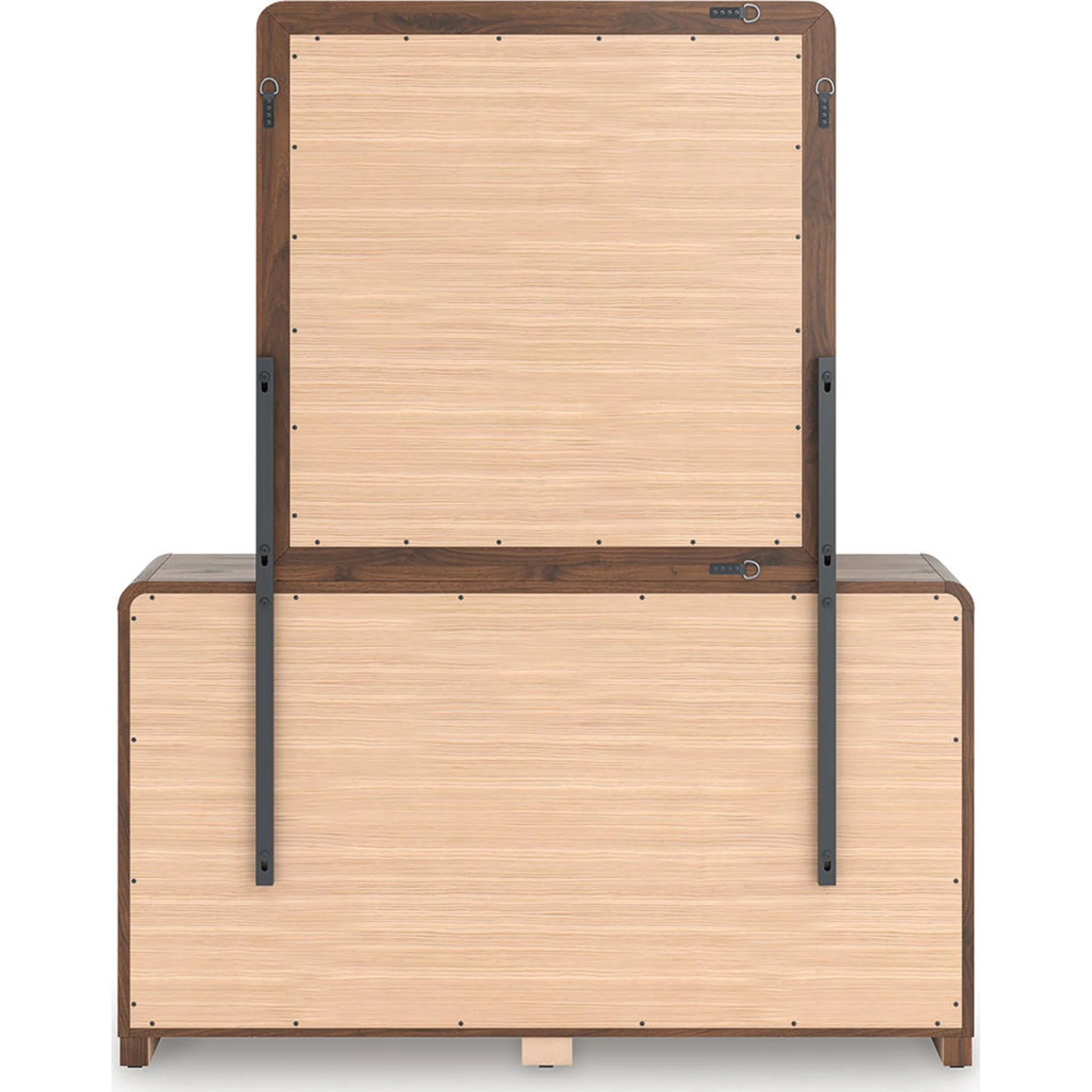 Fortlorn Dresser and Mirror - Walnut Brown - Image 4