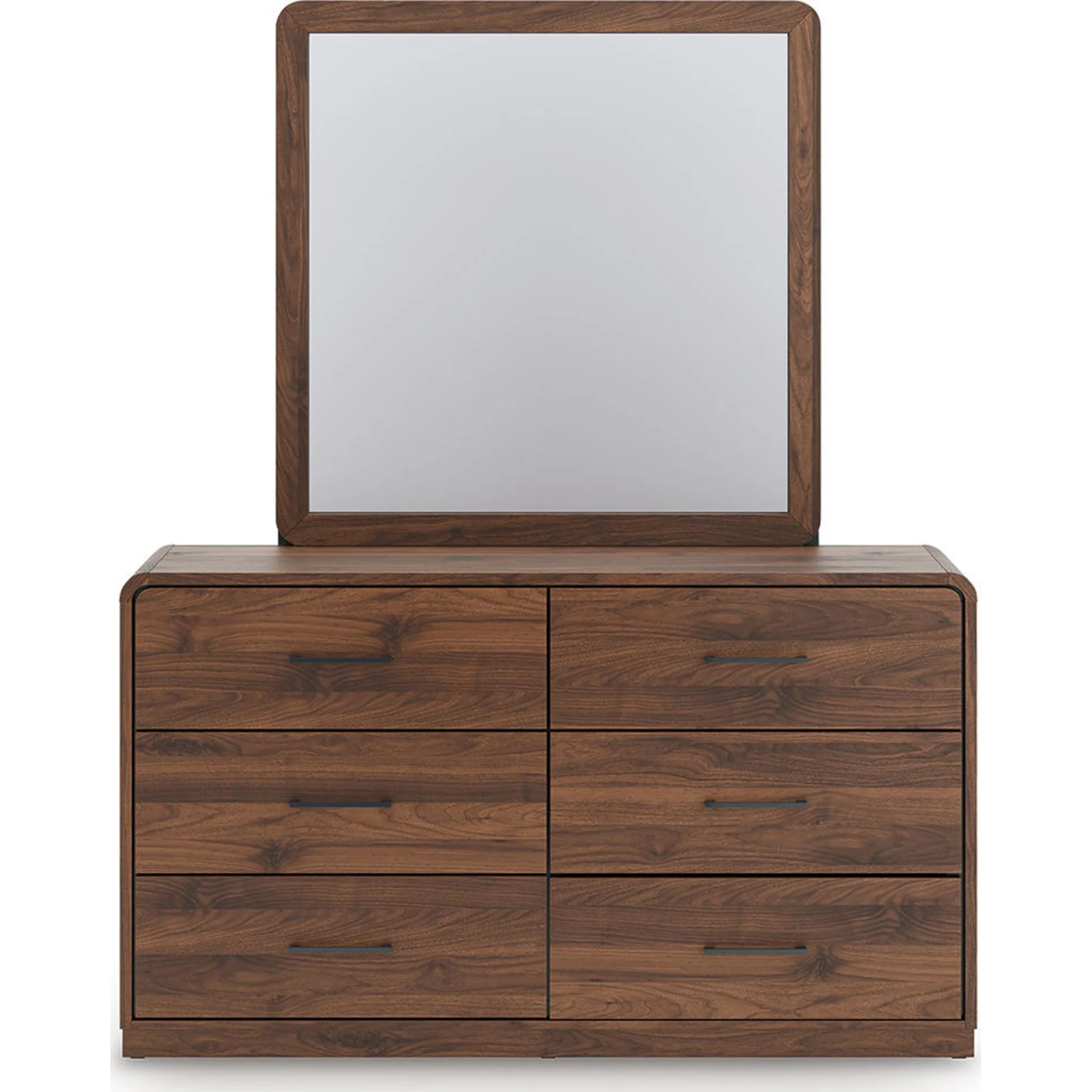 Fortlorn Dresser and Mirror - Walnut Brown - Image 5