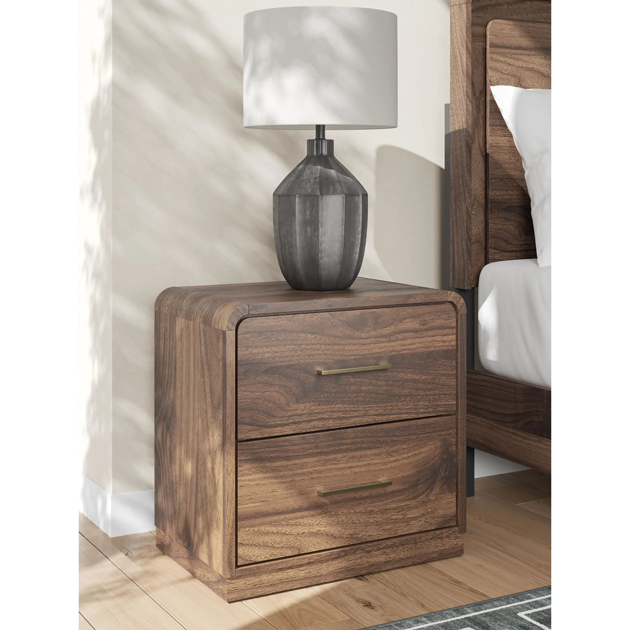 Fortlorn Nightstand - Walnut Brown - Image 2