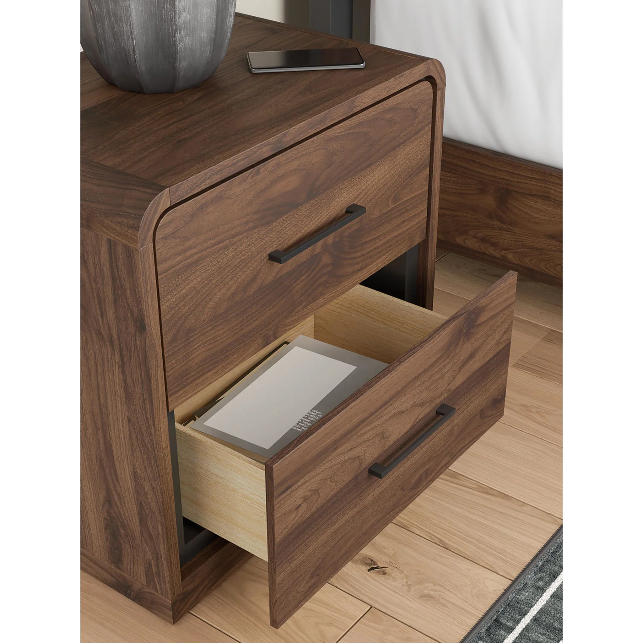 Fortlorn Nightstand - Walnut Brown - Image 6
