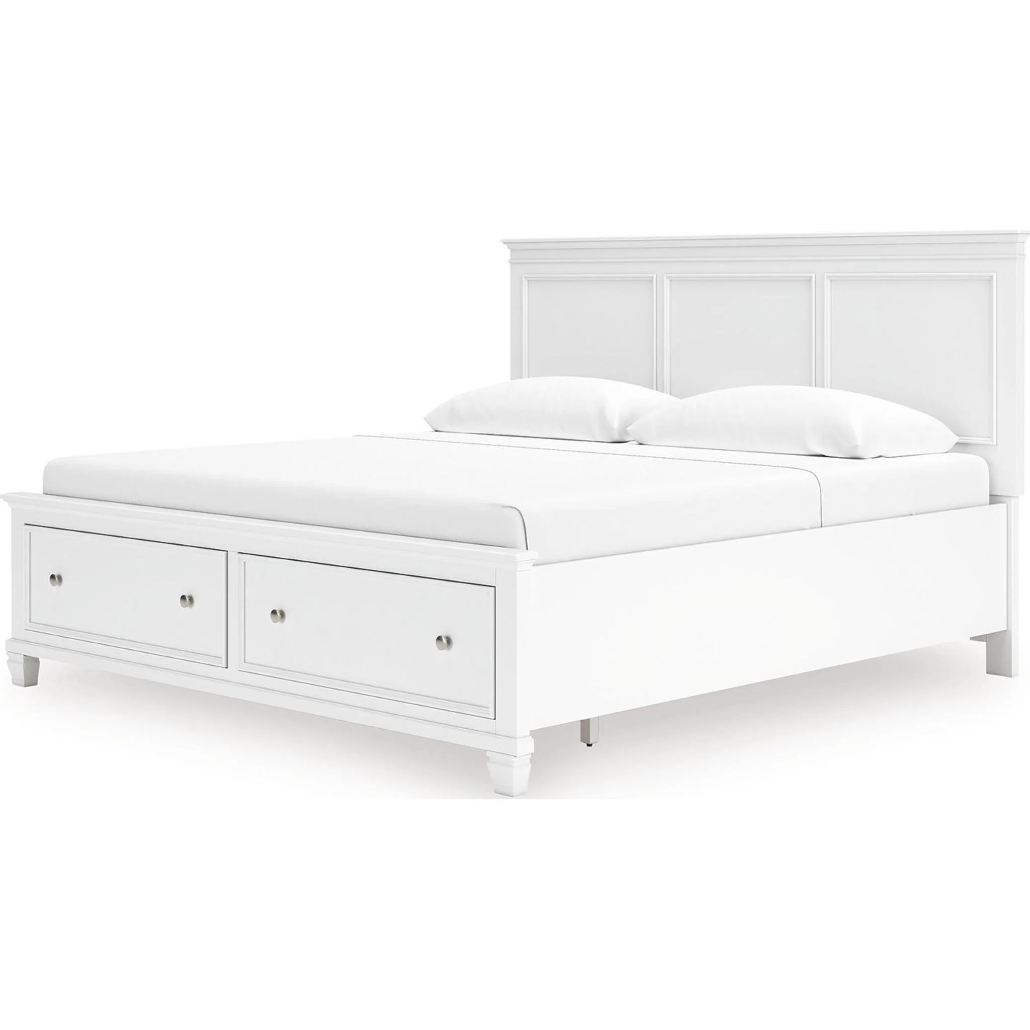 Fortman 6 Piece King Storage Bedroom - White - Image 10