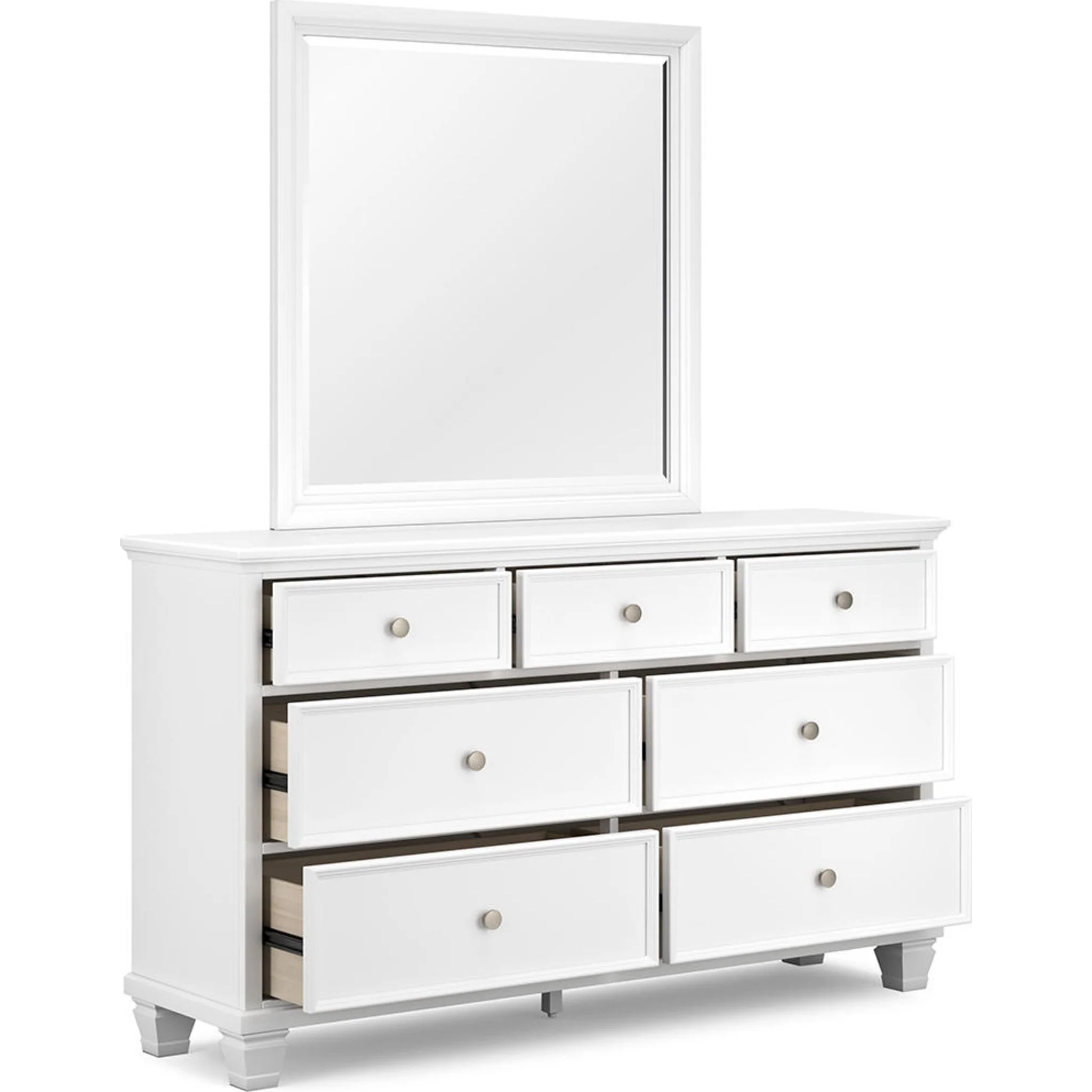 Fortman 6 Piece King Storage Bedroom - White - Image 3
