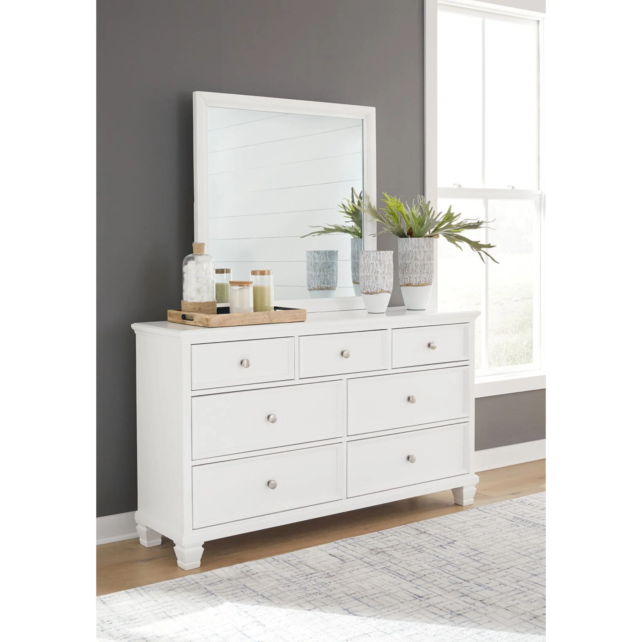 Fortman 6 Piece King Storage Bedroom - White - Image 9