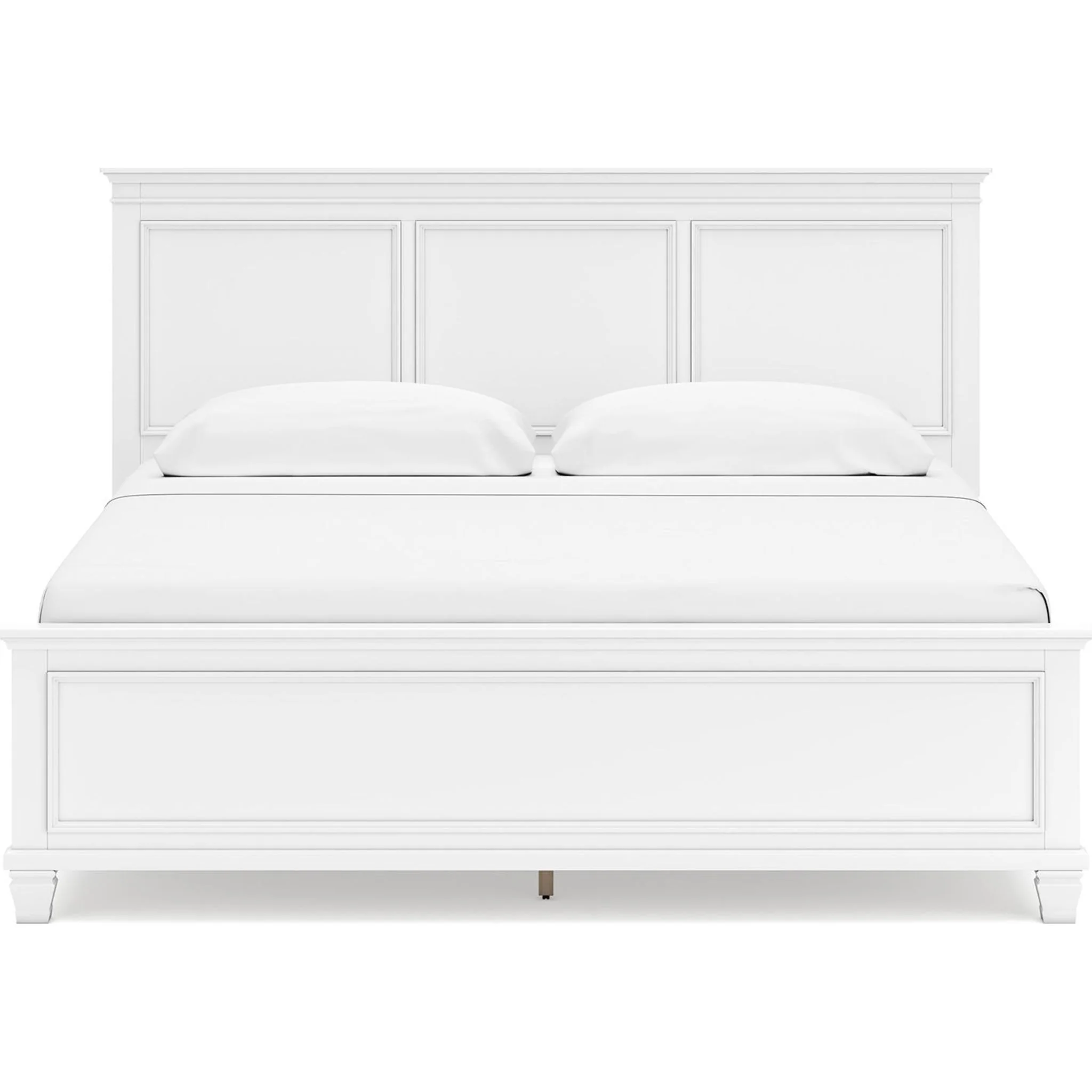 Fortman 6 Piece Panel Bedroom - White - Image 33