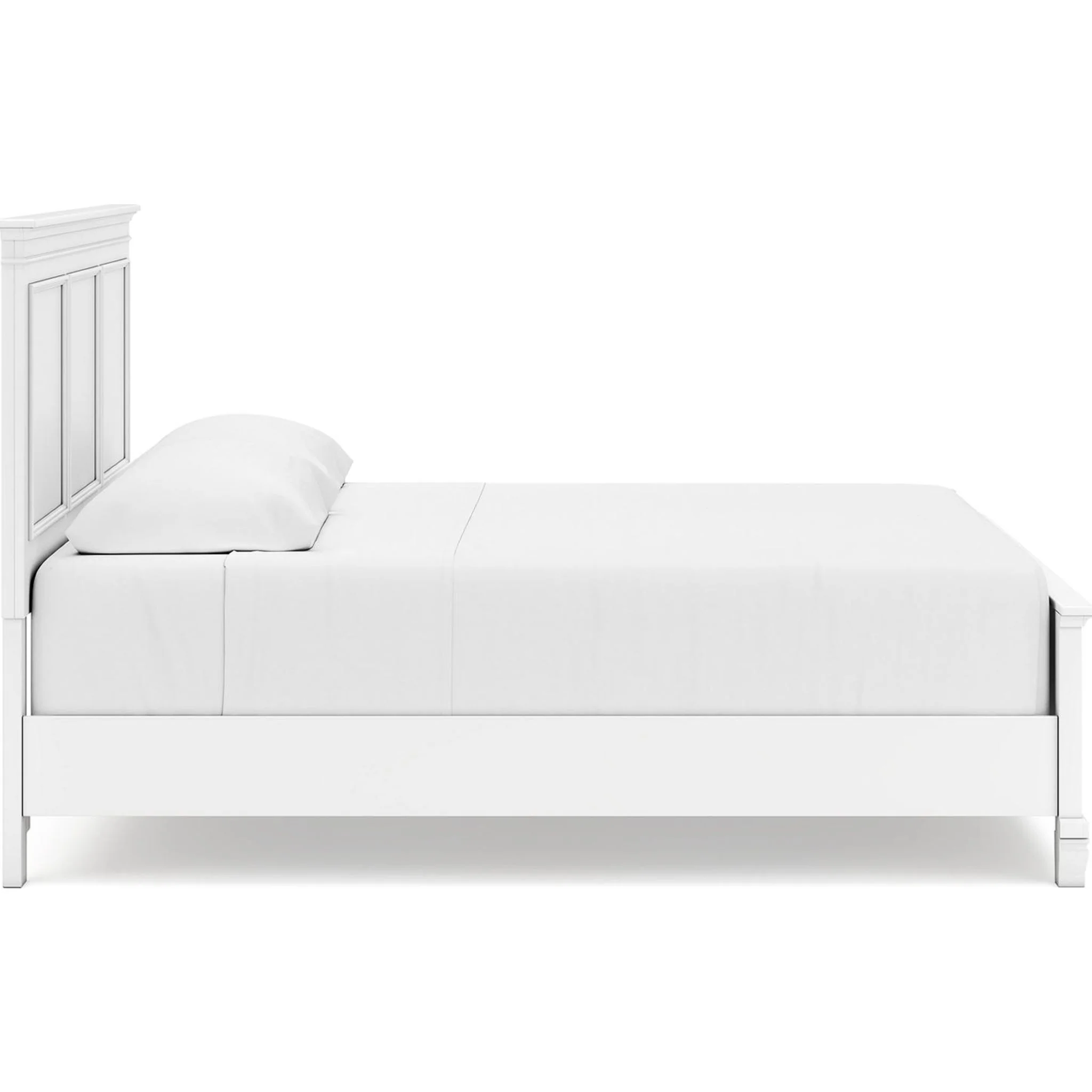 Fortman 6 Piece Panel Bedroom - White - Image 35