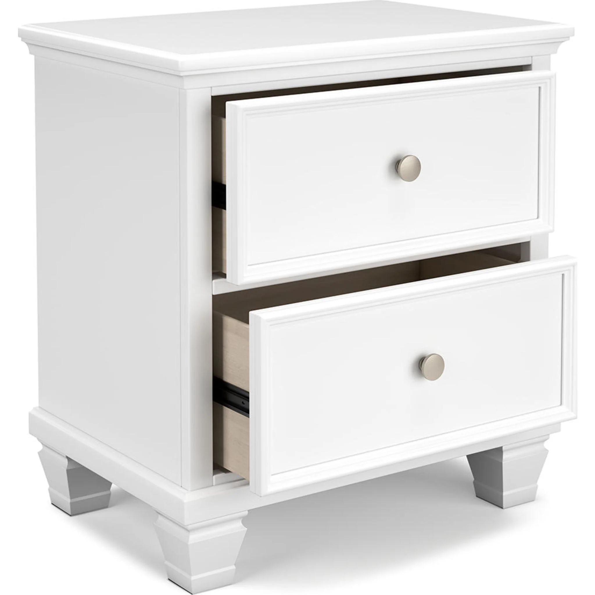Fortman 6 Piece Panel Bedroom - White - Image 39