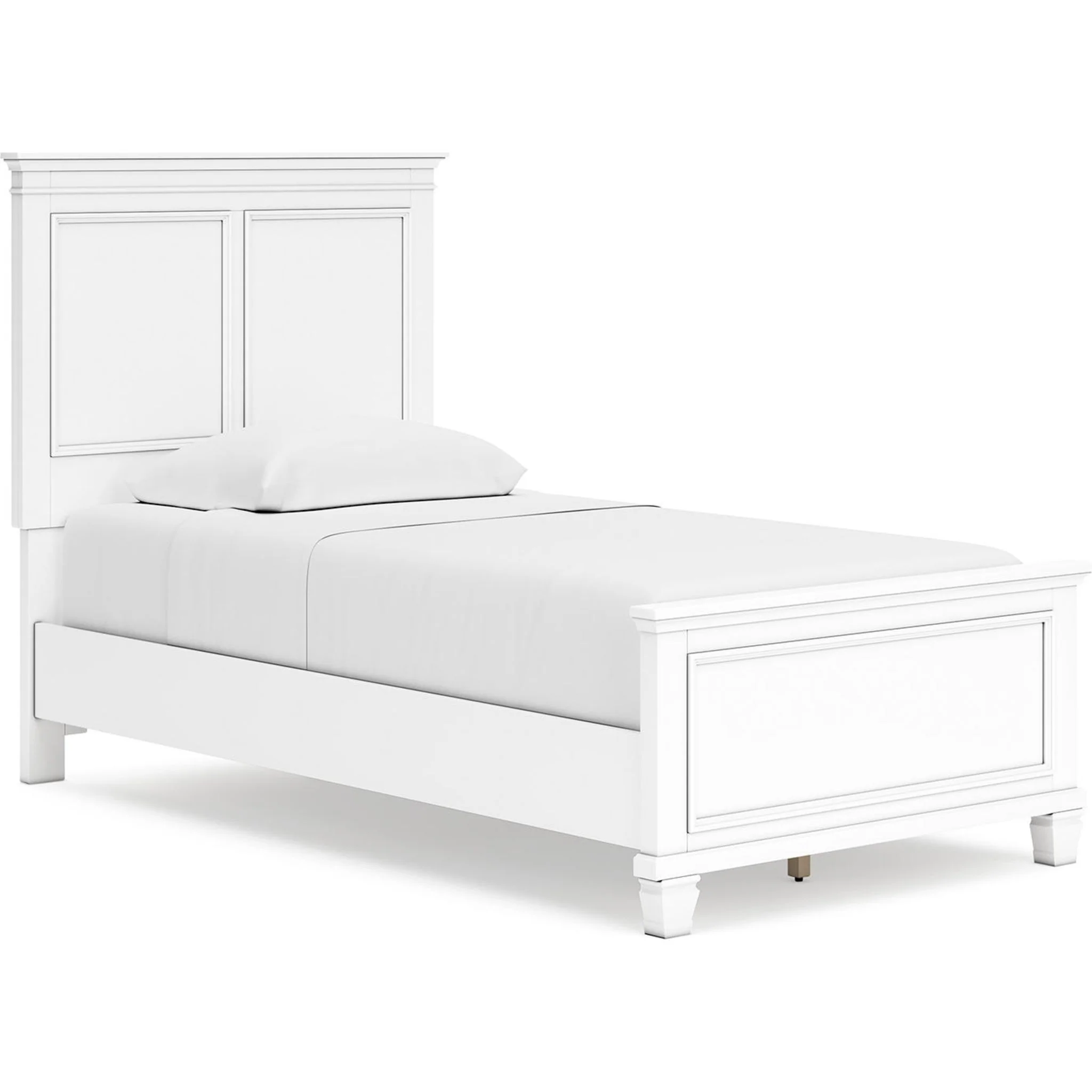 Fortman 6 Piece Panel Bedroom - White - Image 23