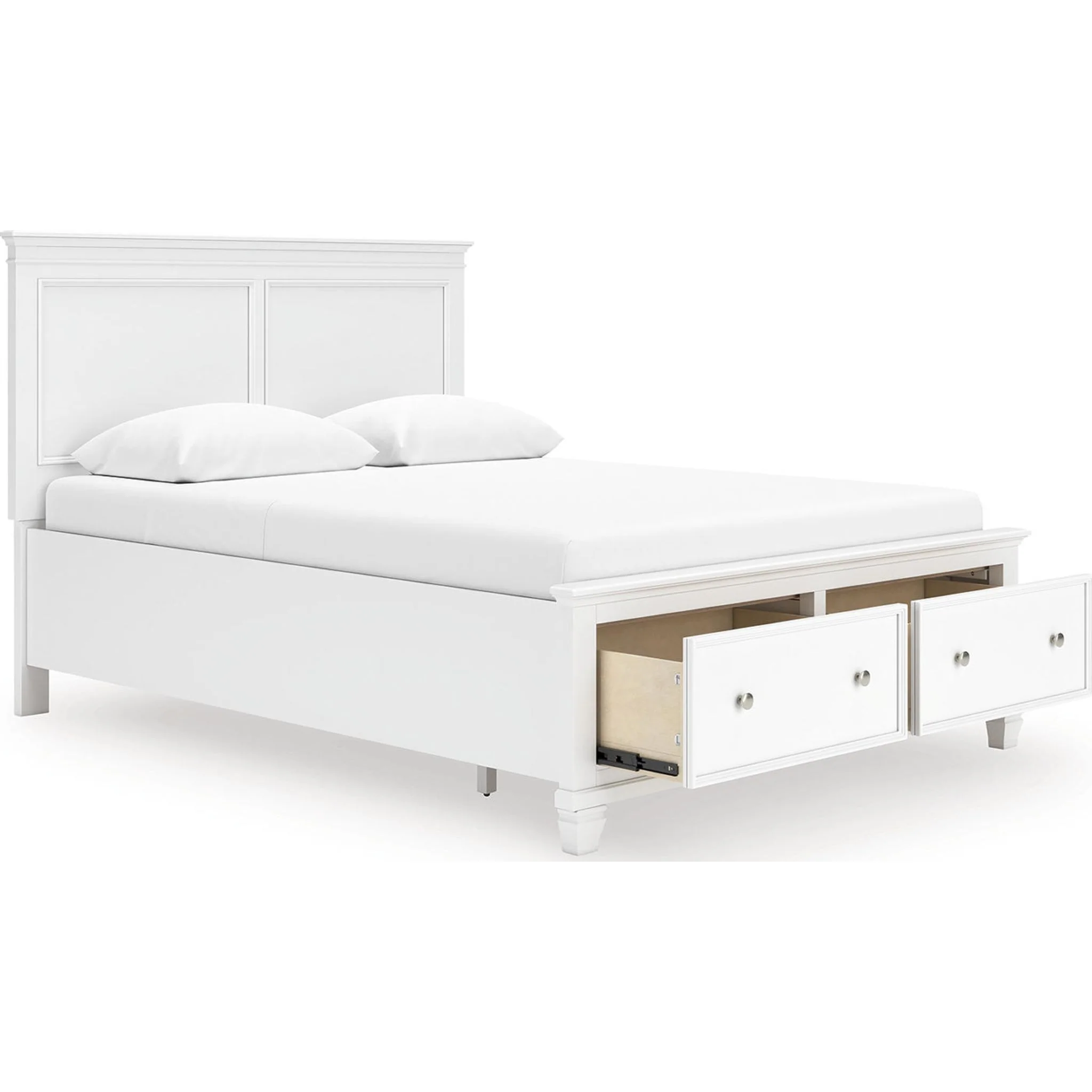 Fortman 6 Piece Queen Storage Bedroom - White - Image 12