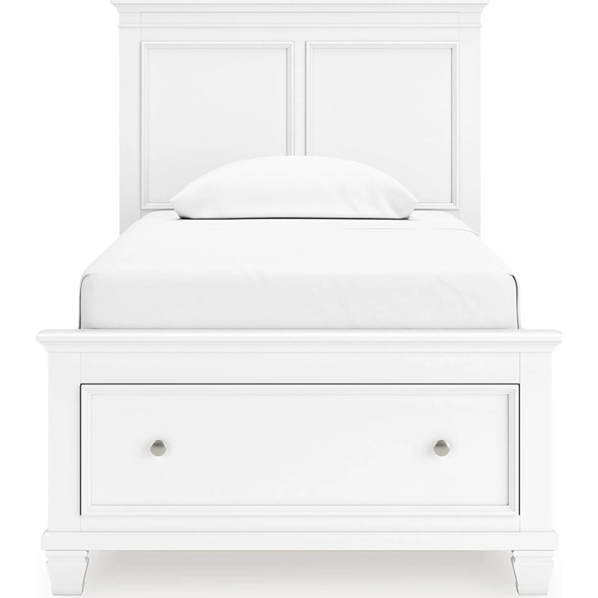 Fortman 6 Piece Twin Storage Bedroom - White - Image 15