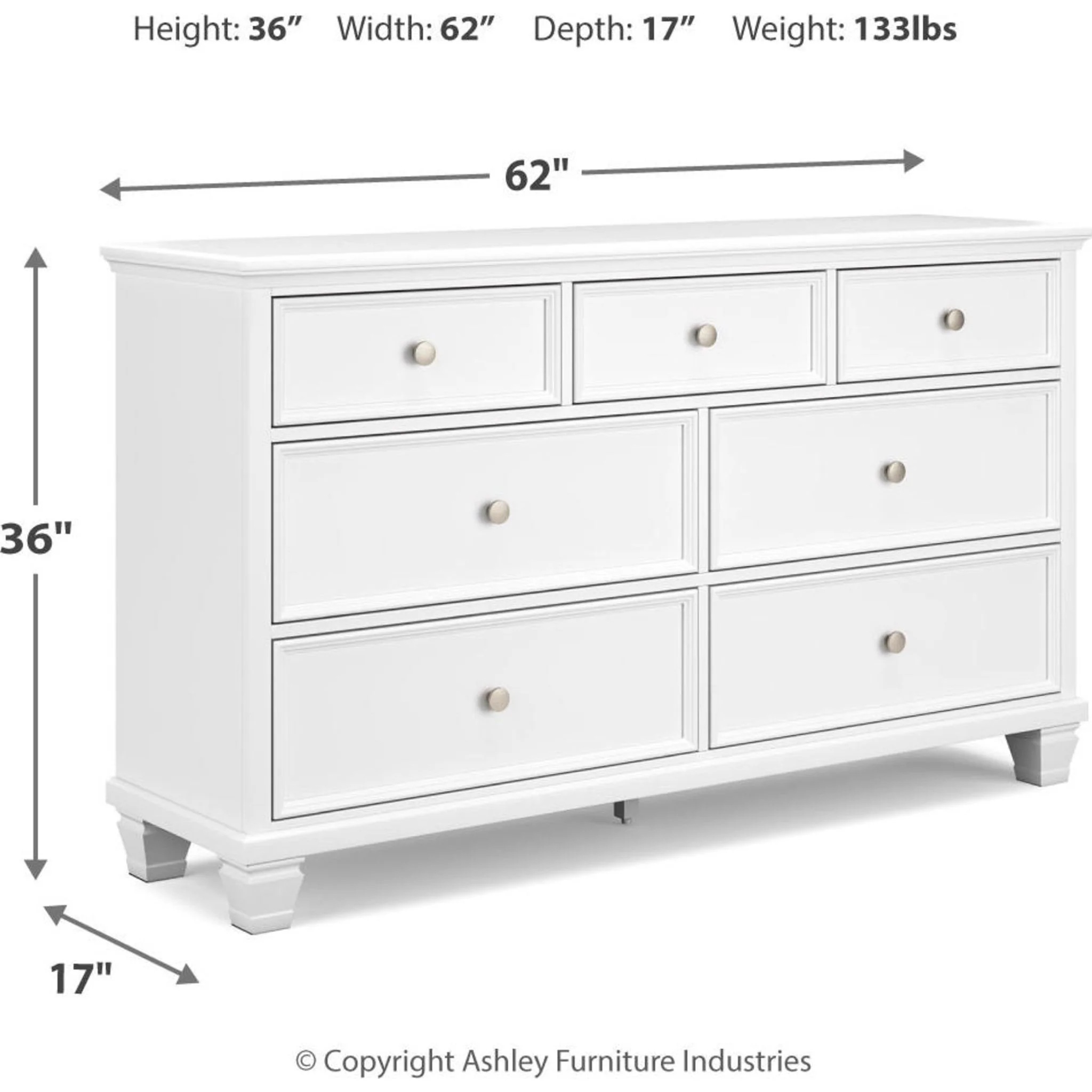 Fortman Dresser - White - Image 8