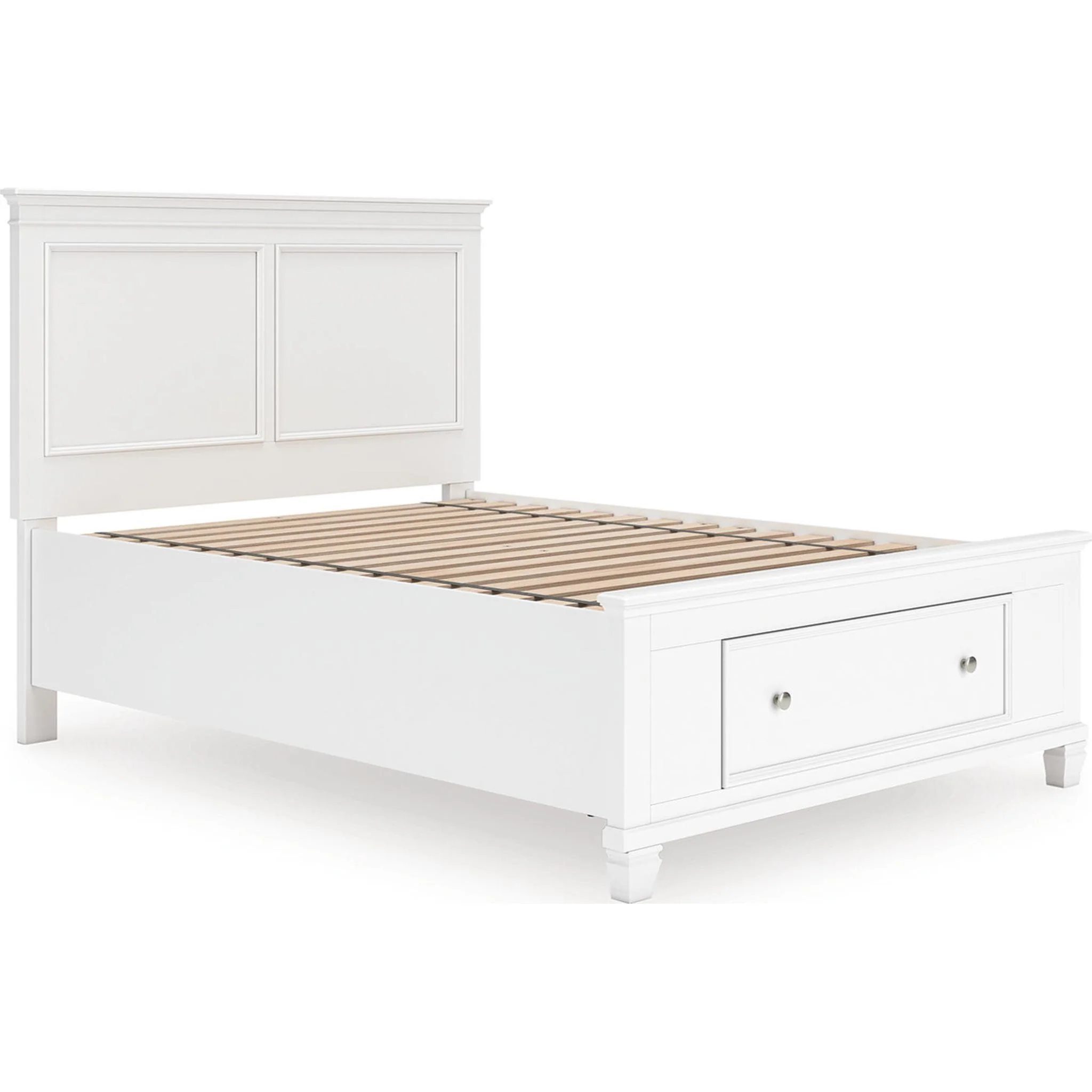 Fortman Full Storage Bed - White - Image 3