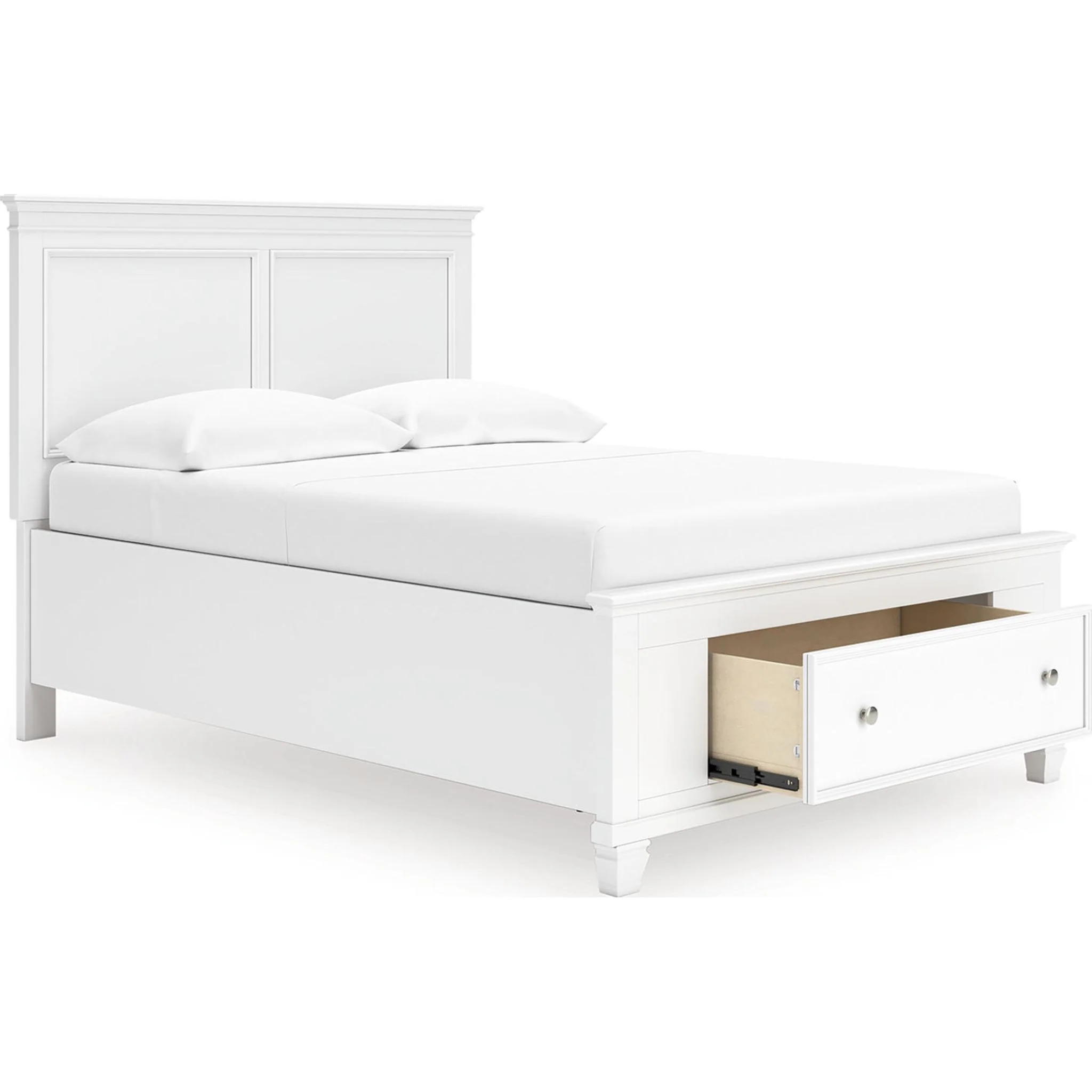 Fortman Full Storage Bed - White - Image 4