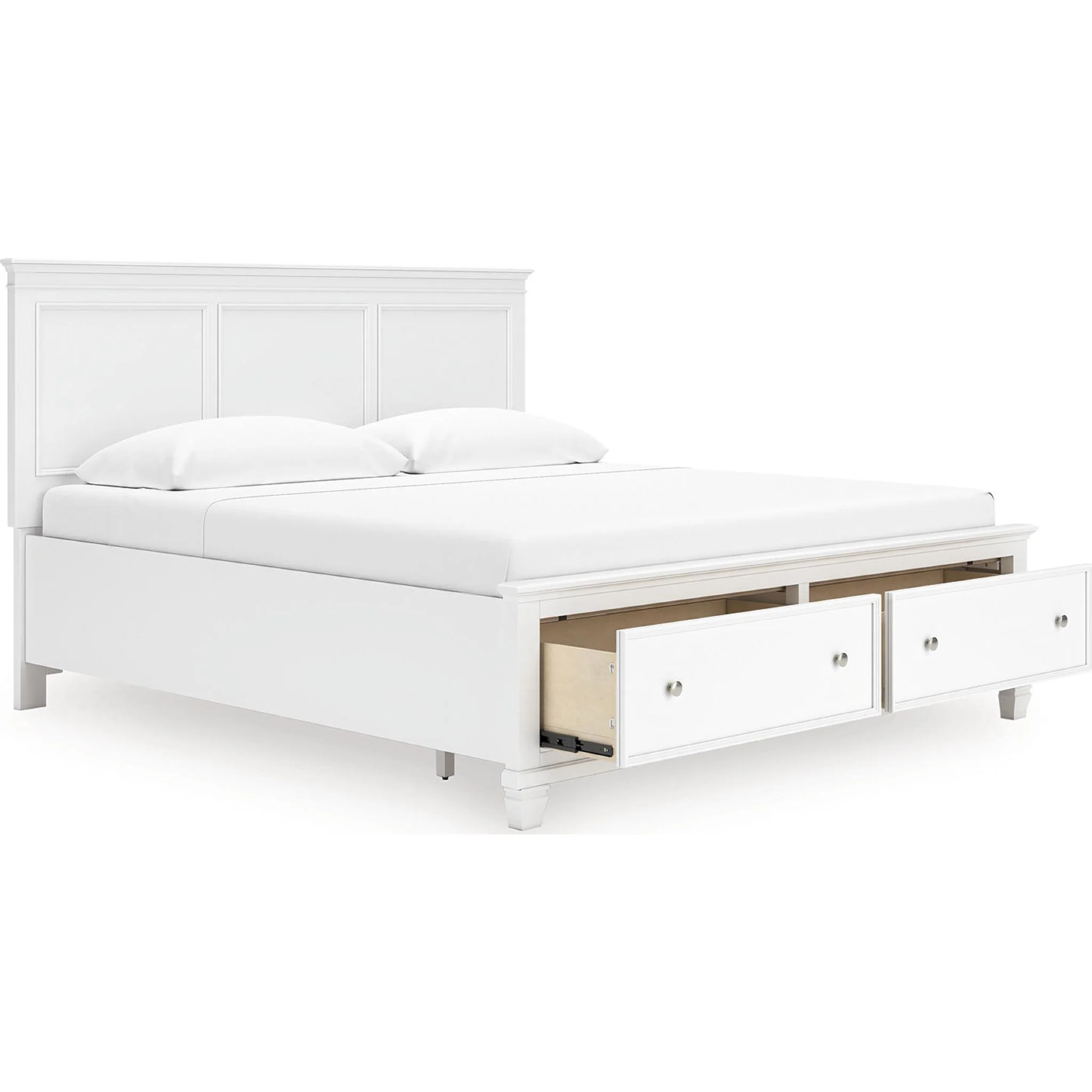 Fortman King Storage Bed - White - Image 3