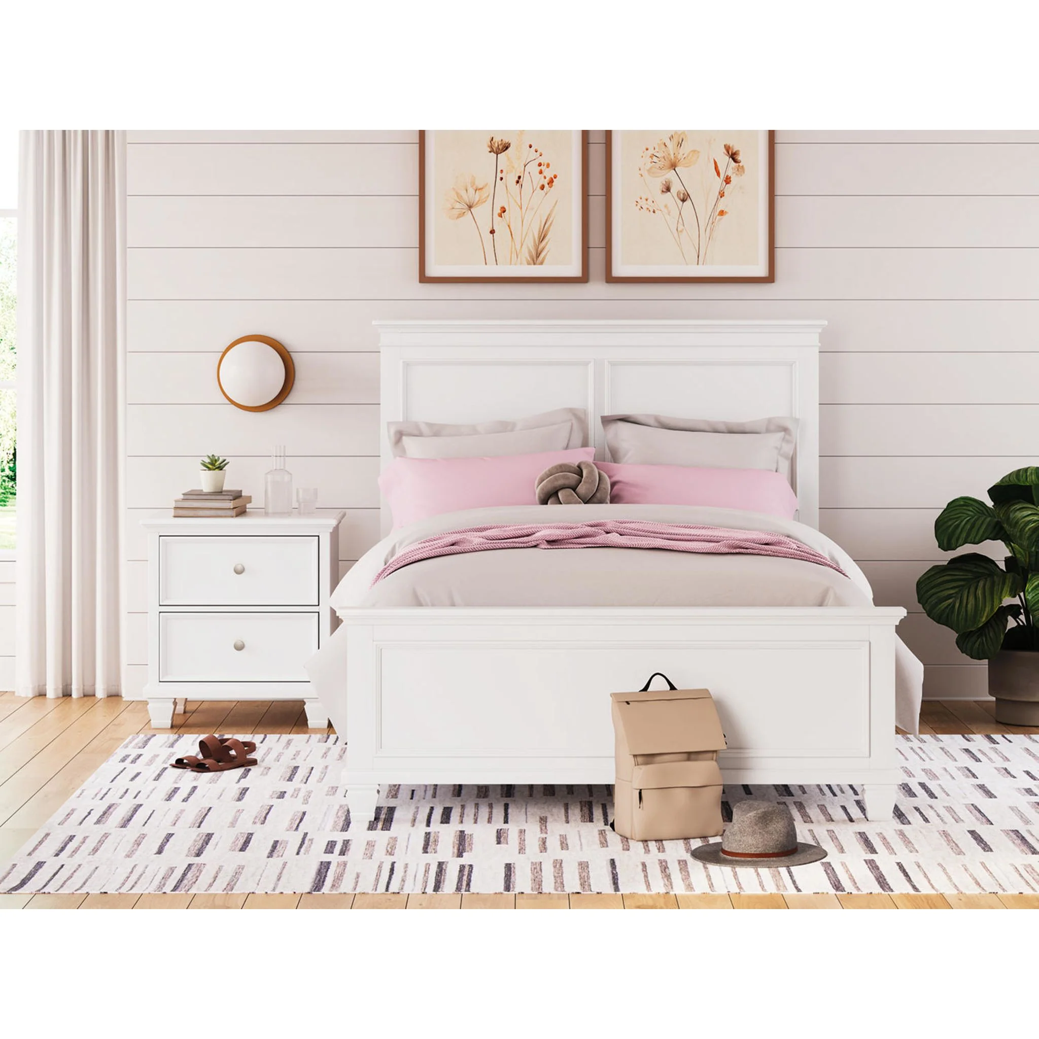 Fortman Panel Bed - White - Image 66