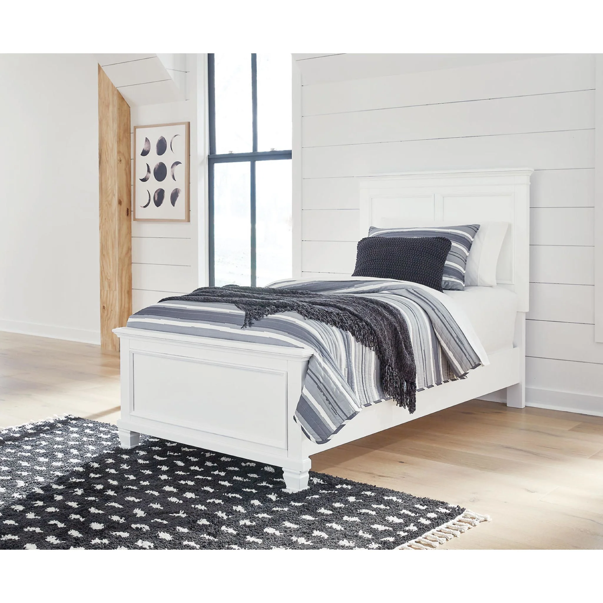 Fortman Panel Bed - White - Image 9