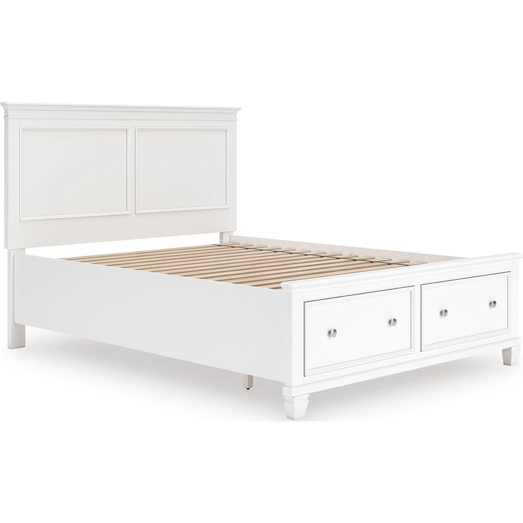 Fortman Queen Storage Bed - White - Image 2
