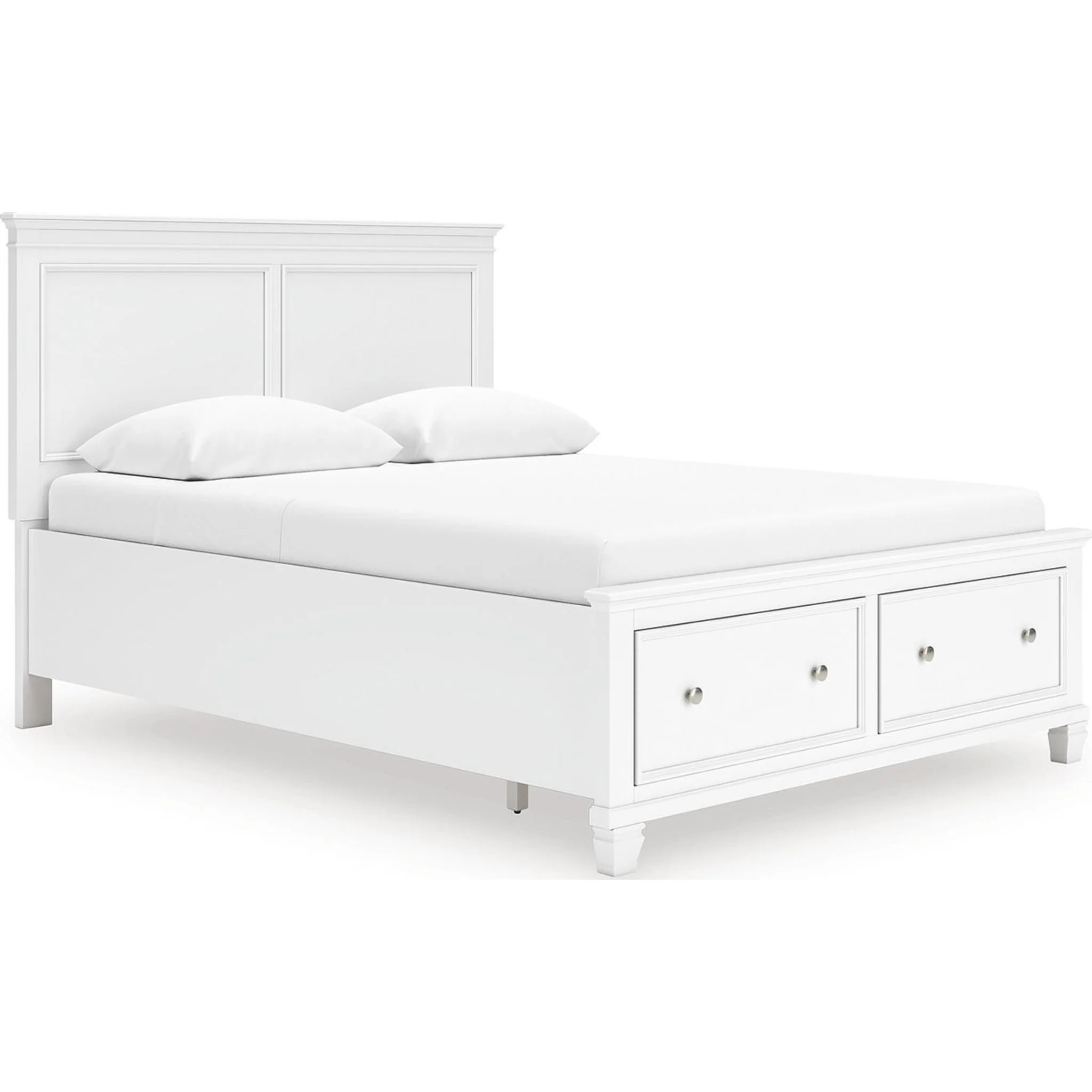 Fortman Queen Storage Bed - White - Image 4