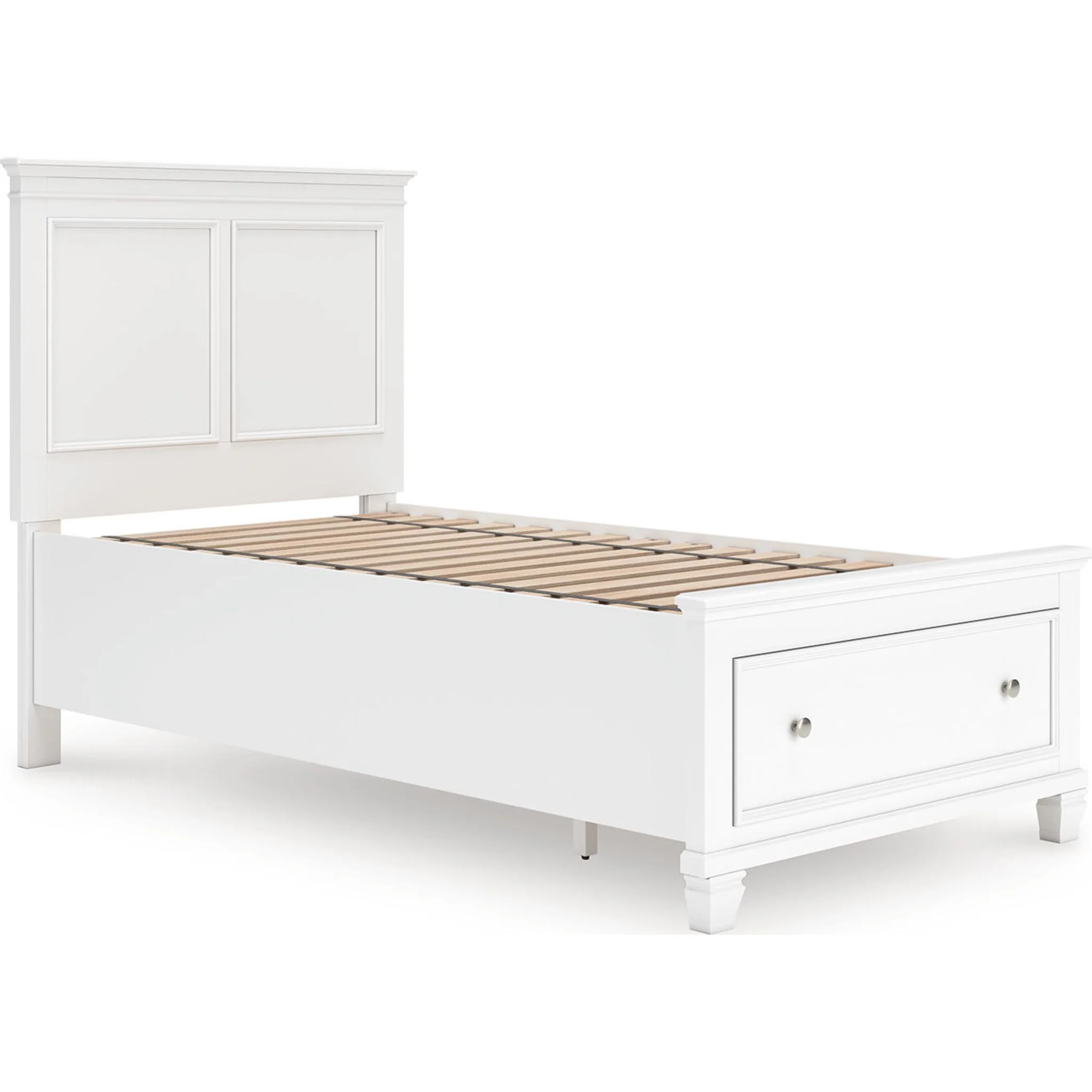 Fortman Twin Storage Bed - White - Image 3