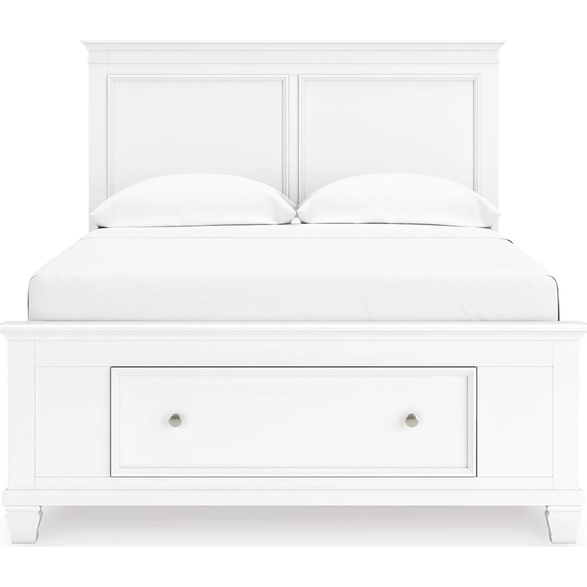 Fortman 6 Piece Full Storage Bedroom - White - Image 14