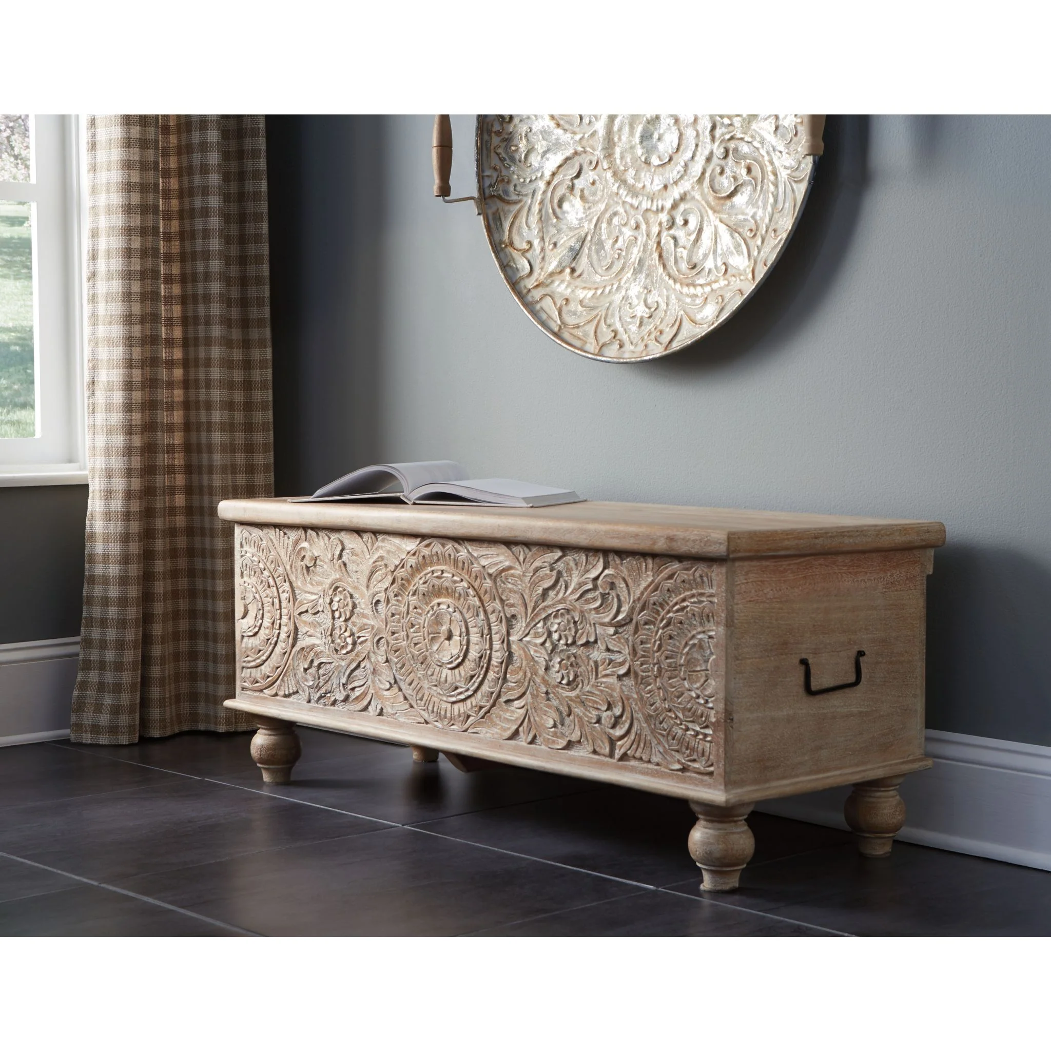 Fossil Ridge Bench - Beige - Image 4