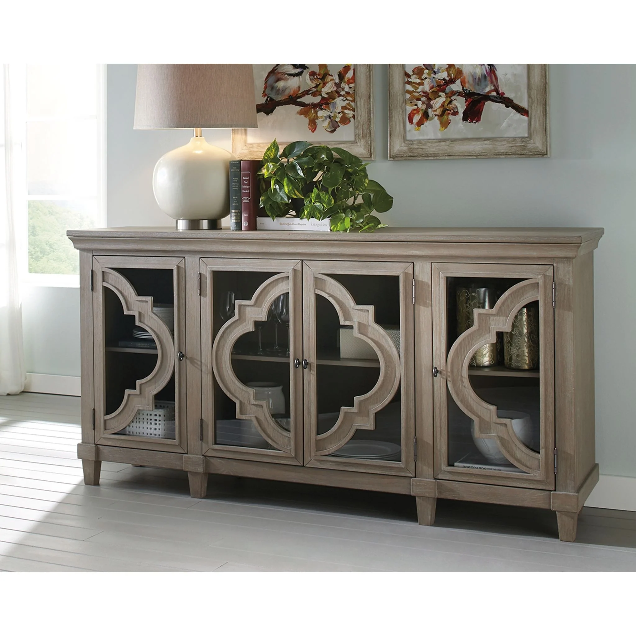 Fossil Ridge Cabinet - Gray - Image 2