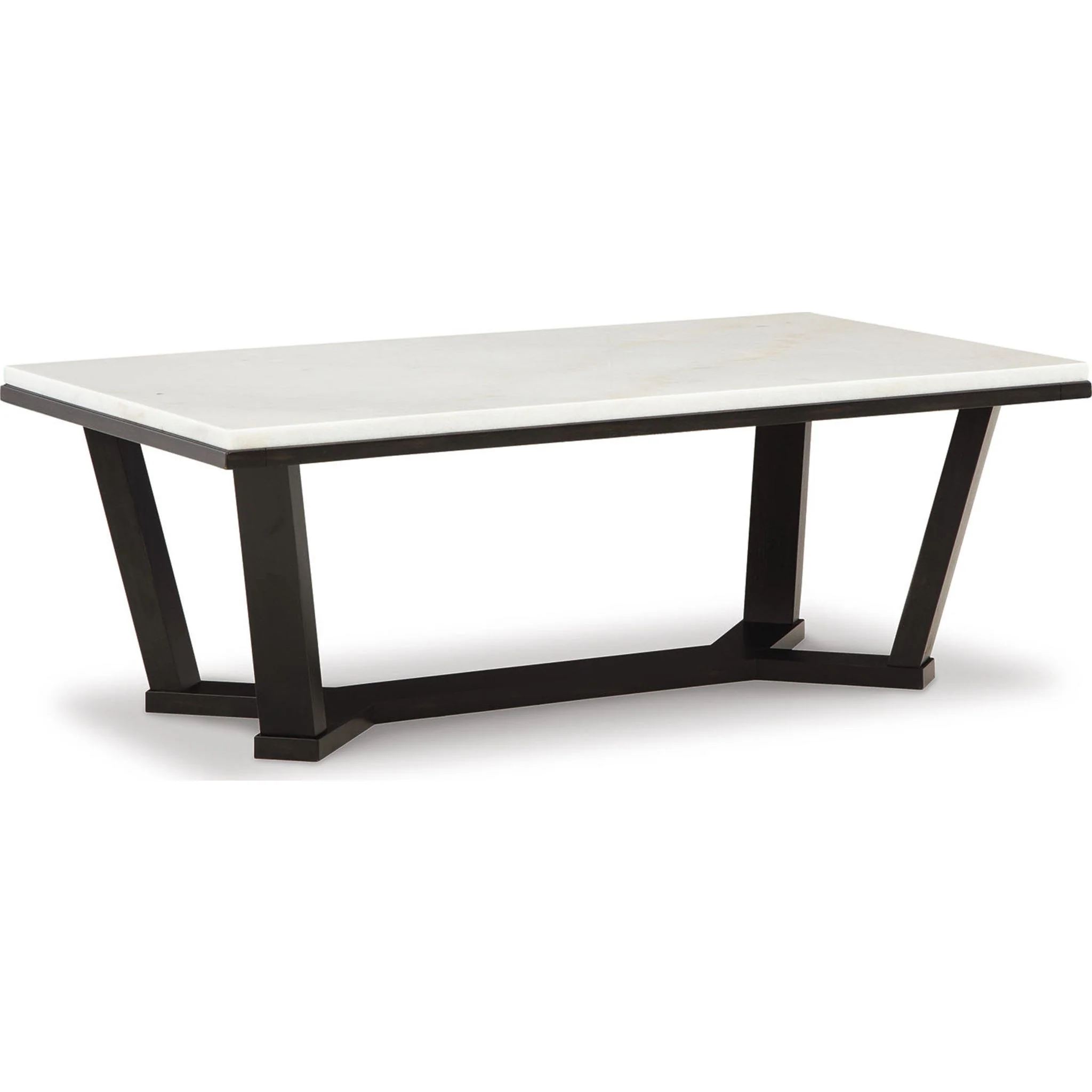 Fostead Coffee Table - White/Espresso - Image 3
