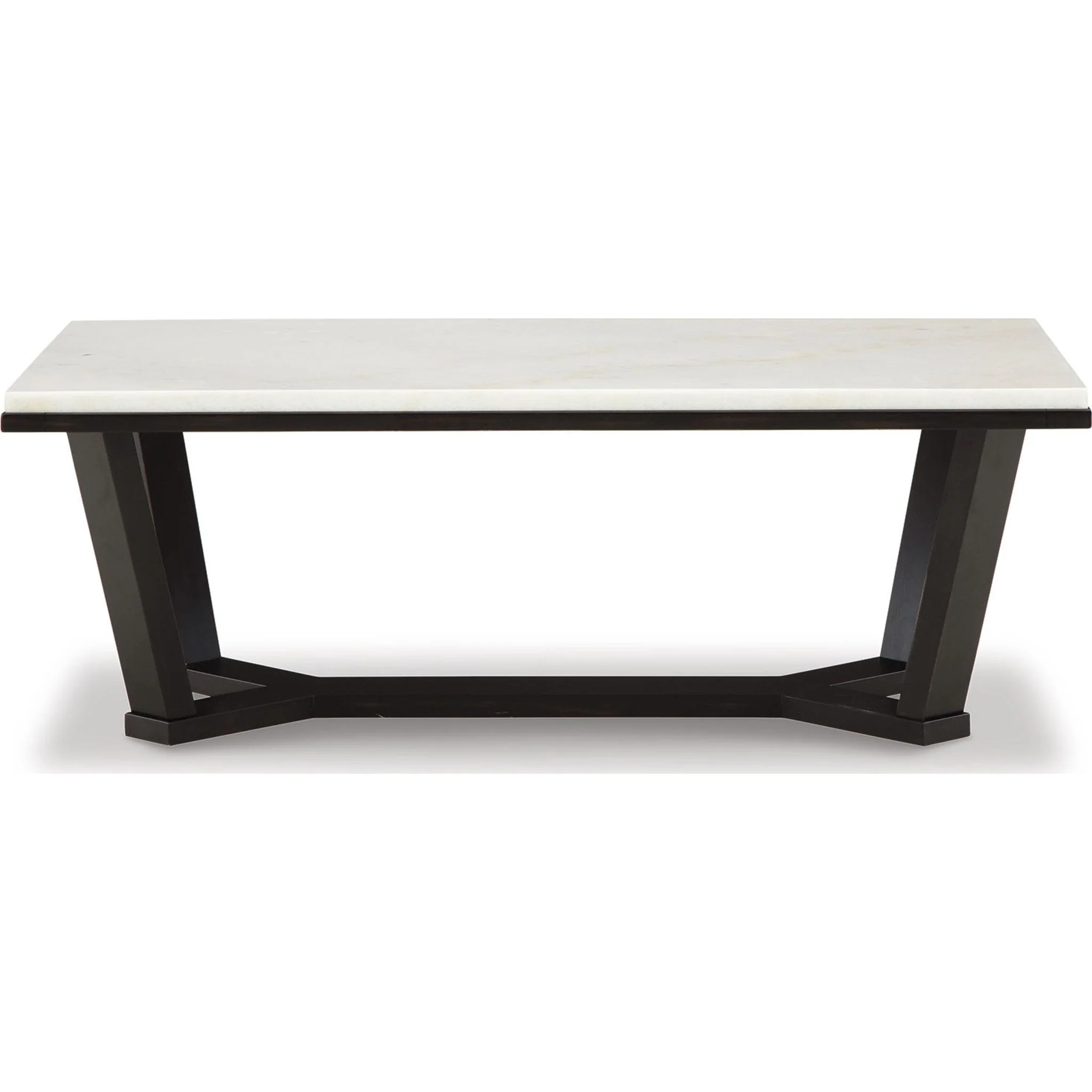 Fostead Coffee Table - White/Espresso - Image 5