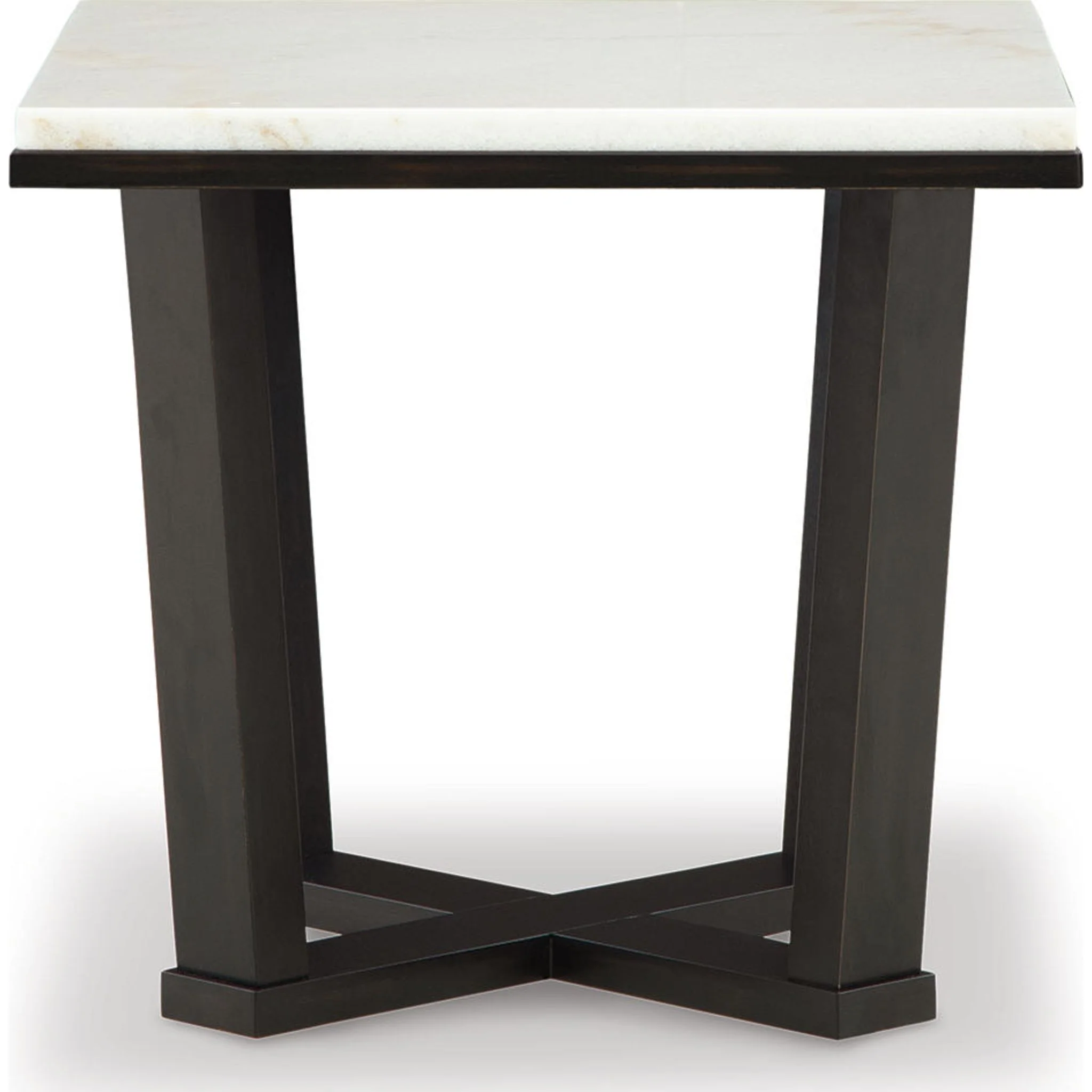 Fostead End Table - White/Espresso - Image 6