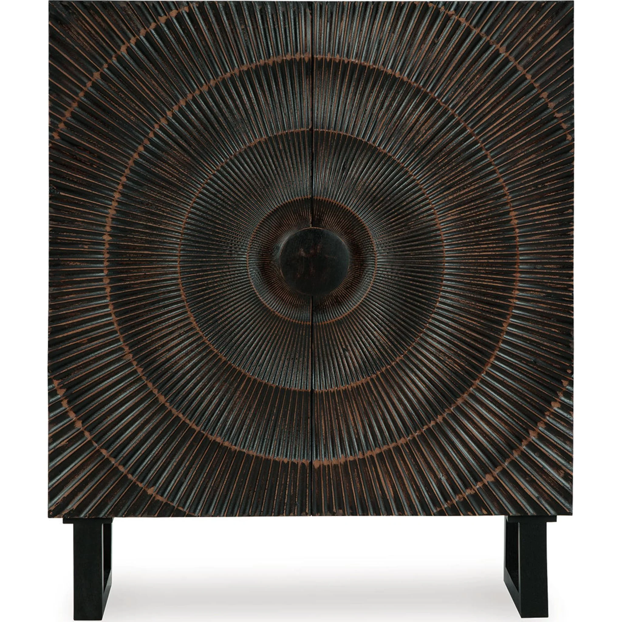 Fosterman Accent Cabinet - Distressed Black - Image 5