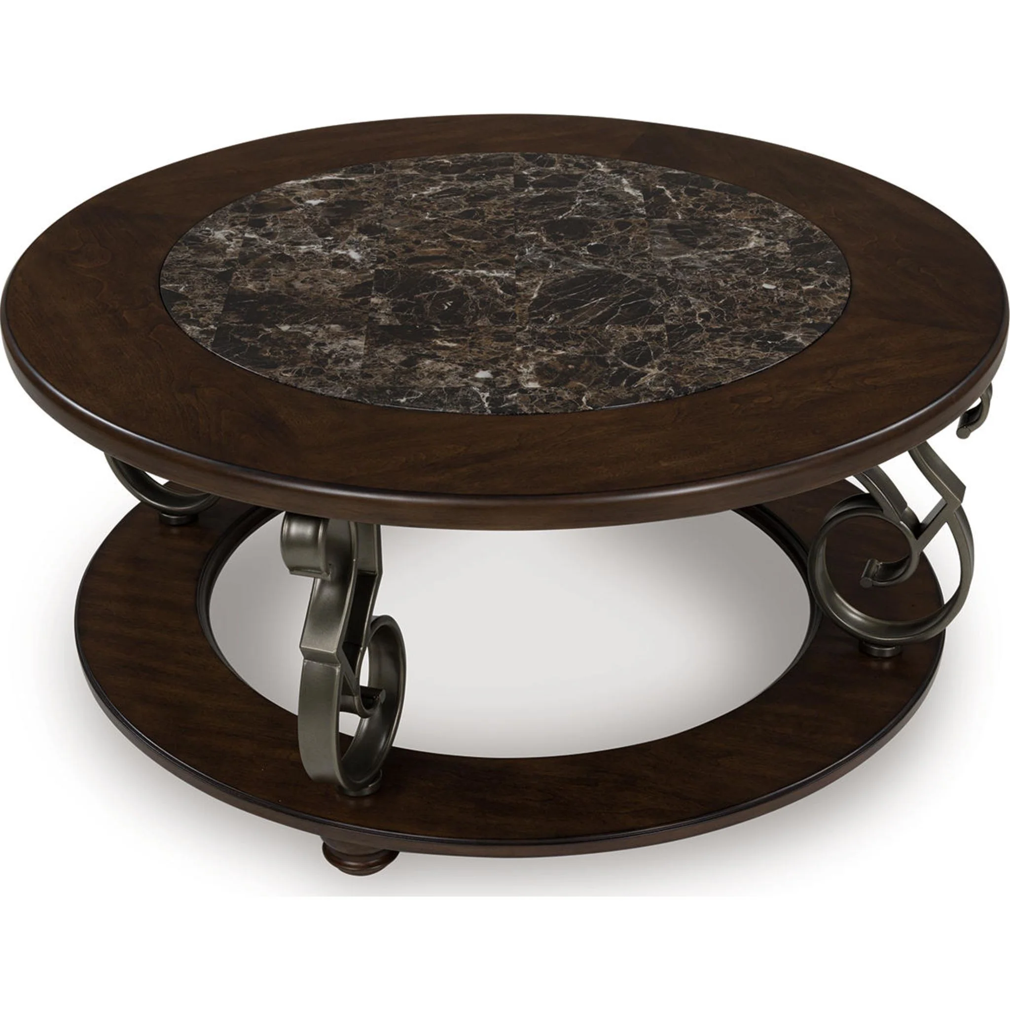 Frallyn Coffee Table - Dark Brown - Image 3