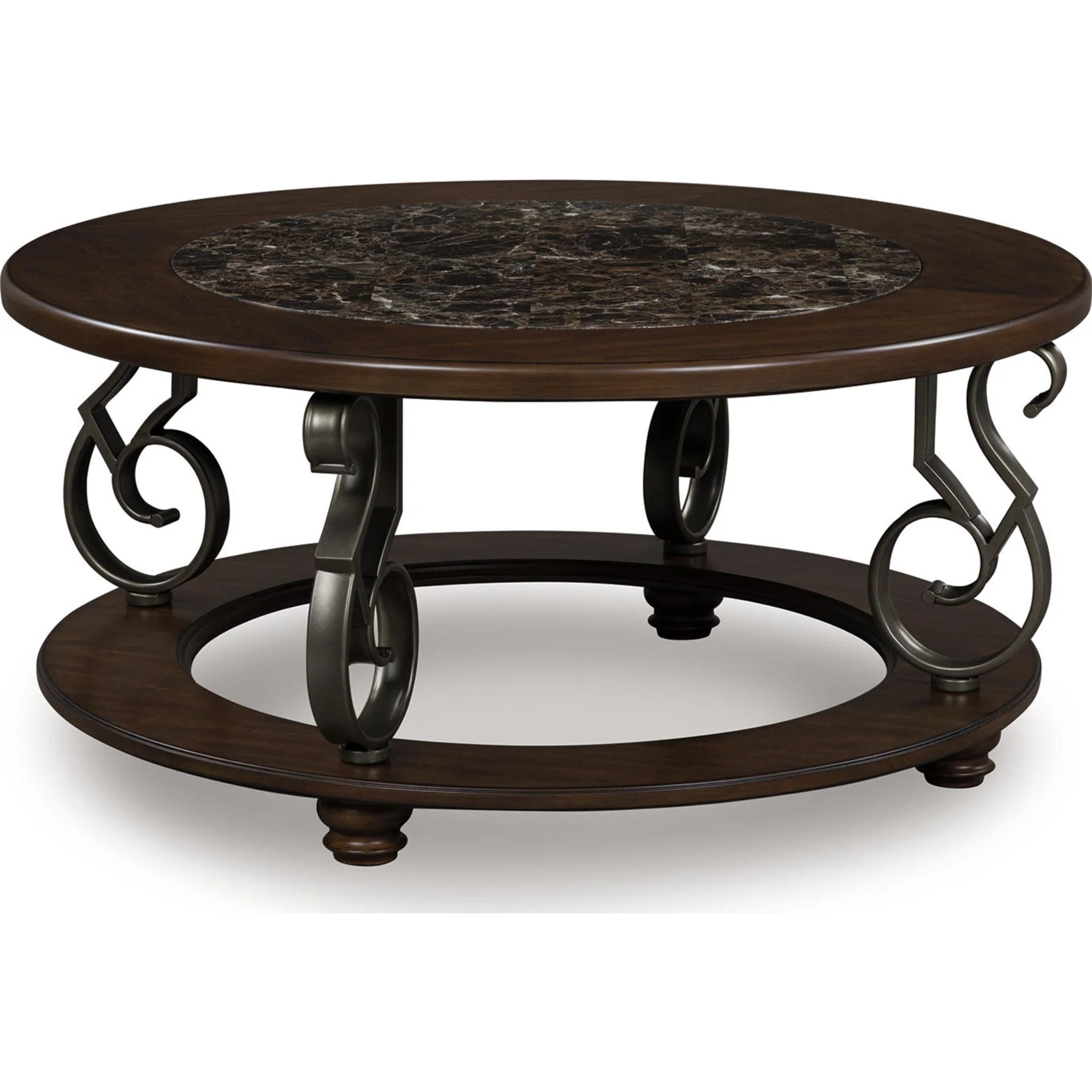 Frallyn Coffee Table - Dark Brown - Image 4