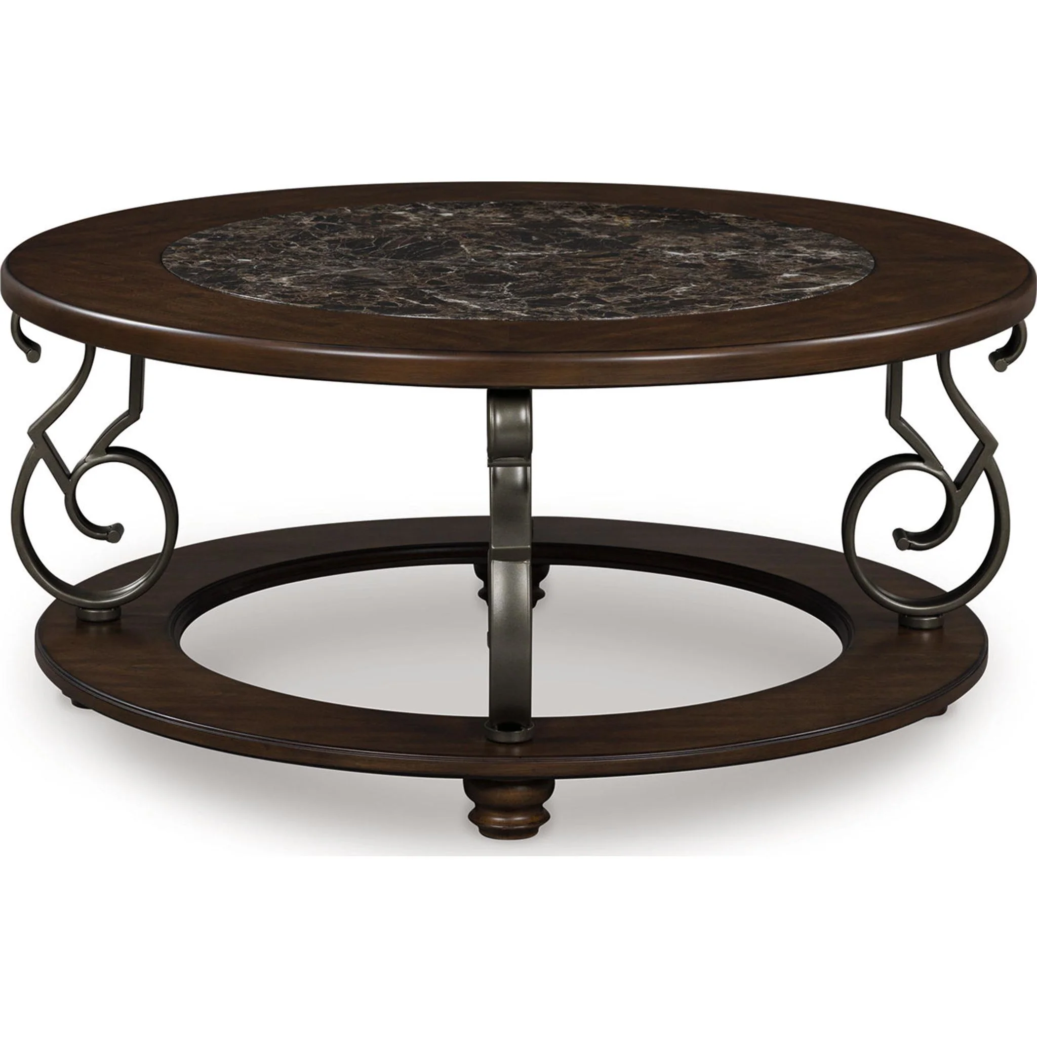Frallyn Coffee Table - Dark Brown - Image 5