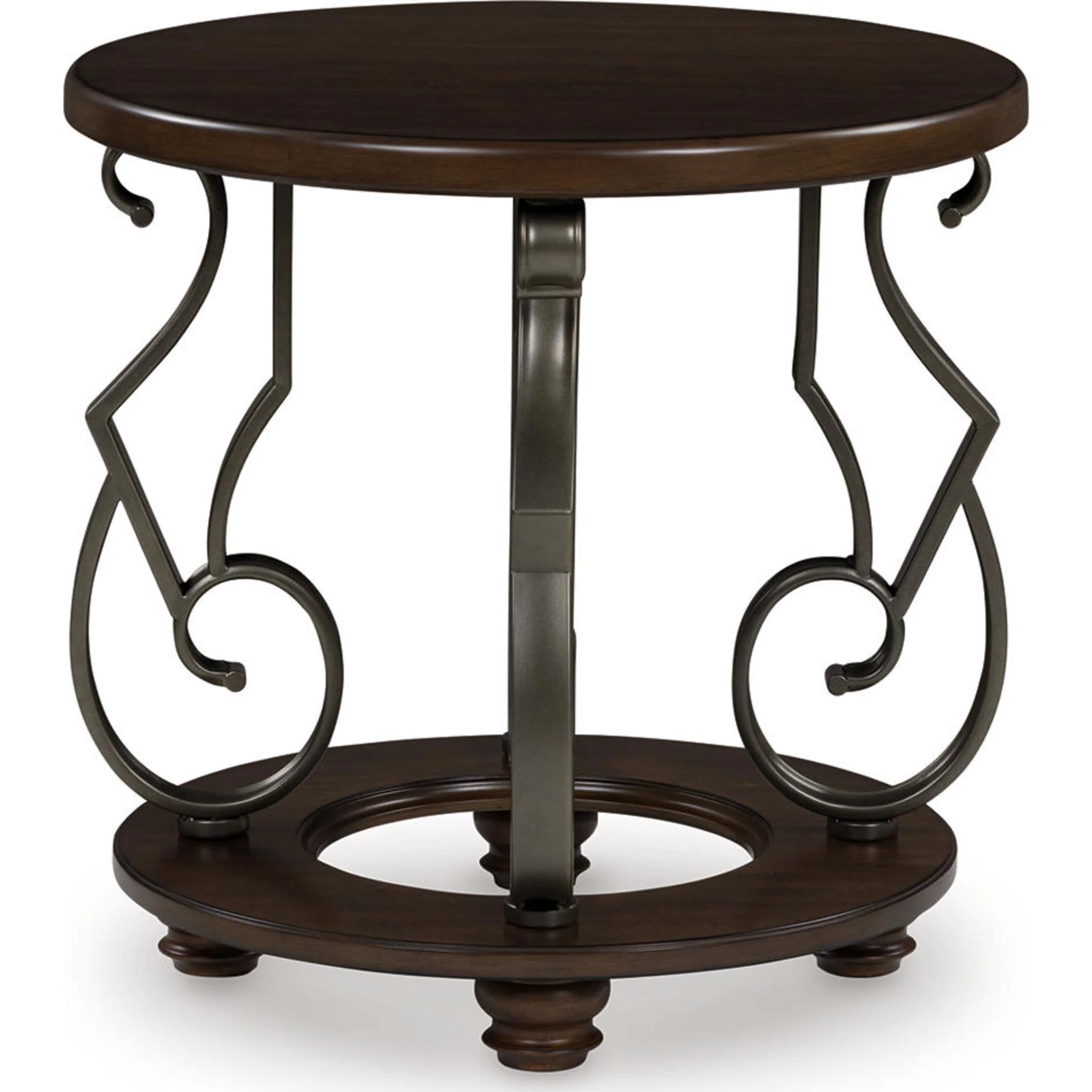 Frallyn End Table - Dark Brown - Image 4