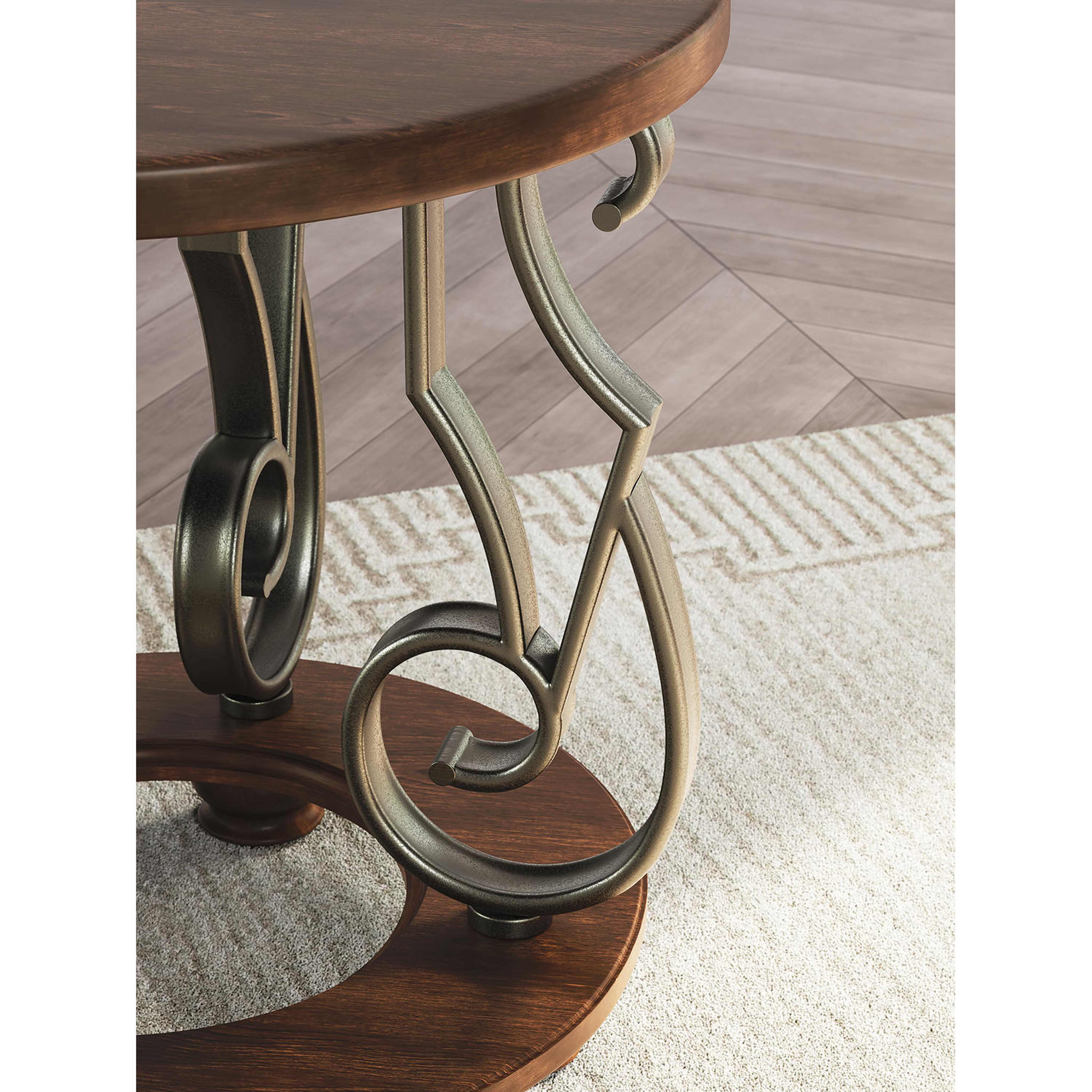 Frallyn End Table - Dark Brown - Image 6