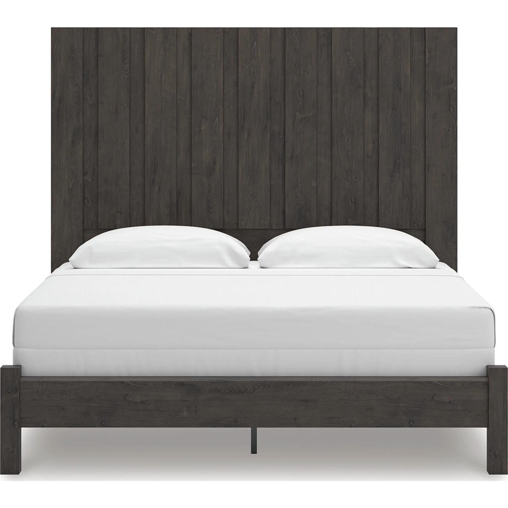 Fraluna 6 Piece King Panel Bedroom - Charcoal - Image 15