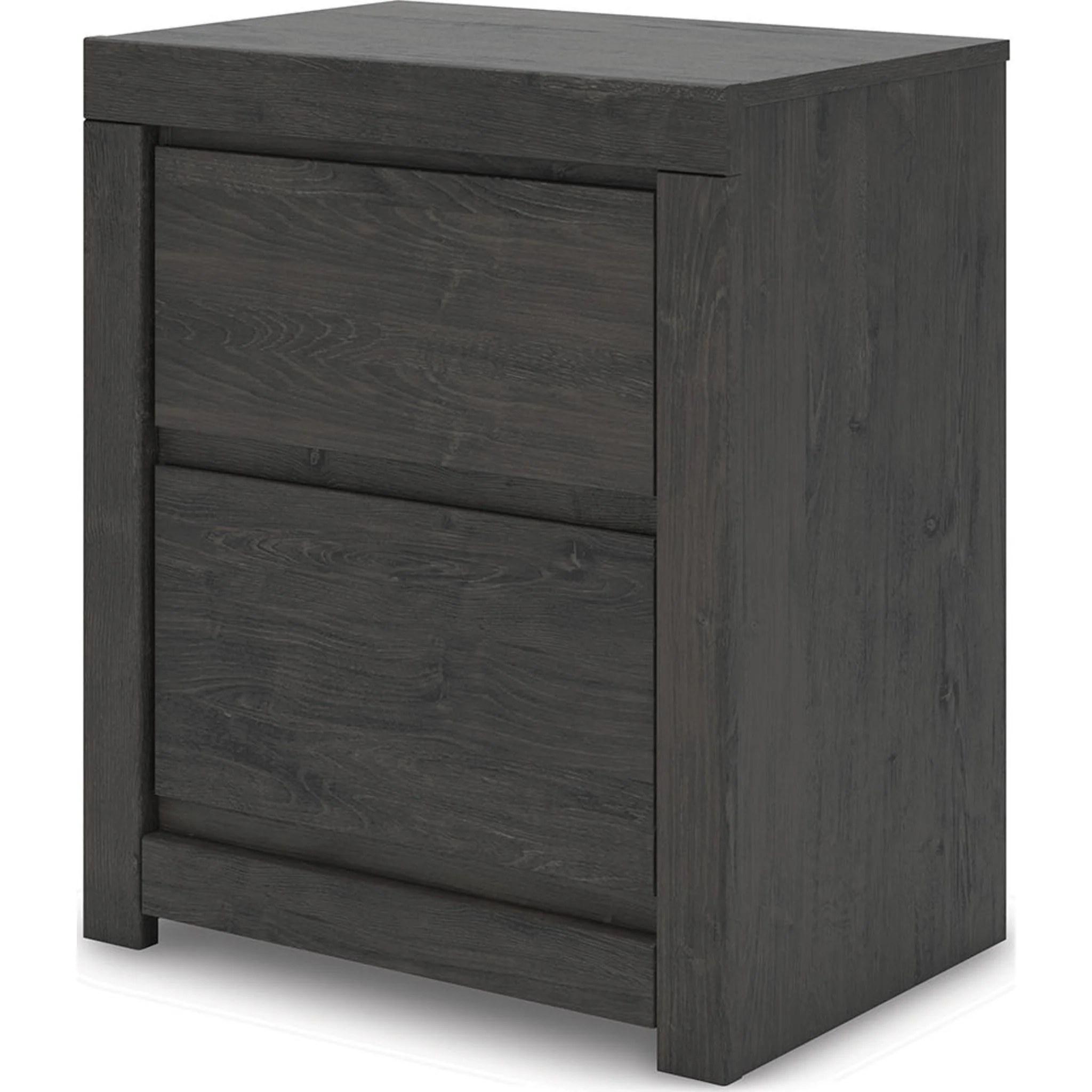 Fraluna 6 Piece King Panel Bedroom - Charcoal - Image 19