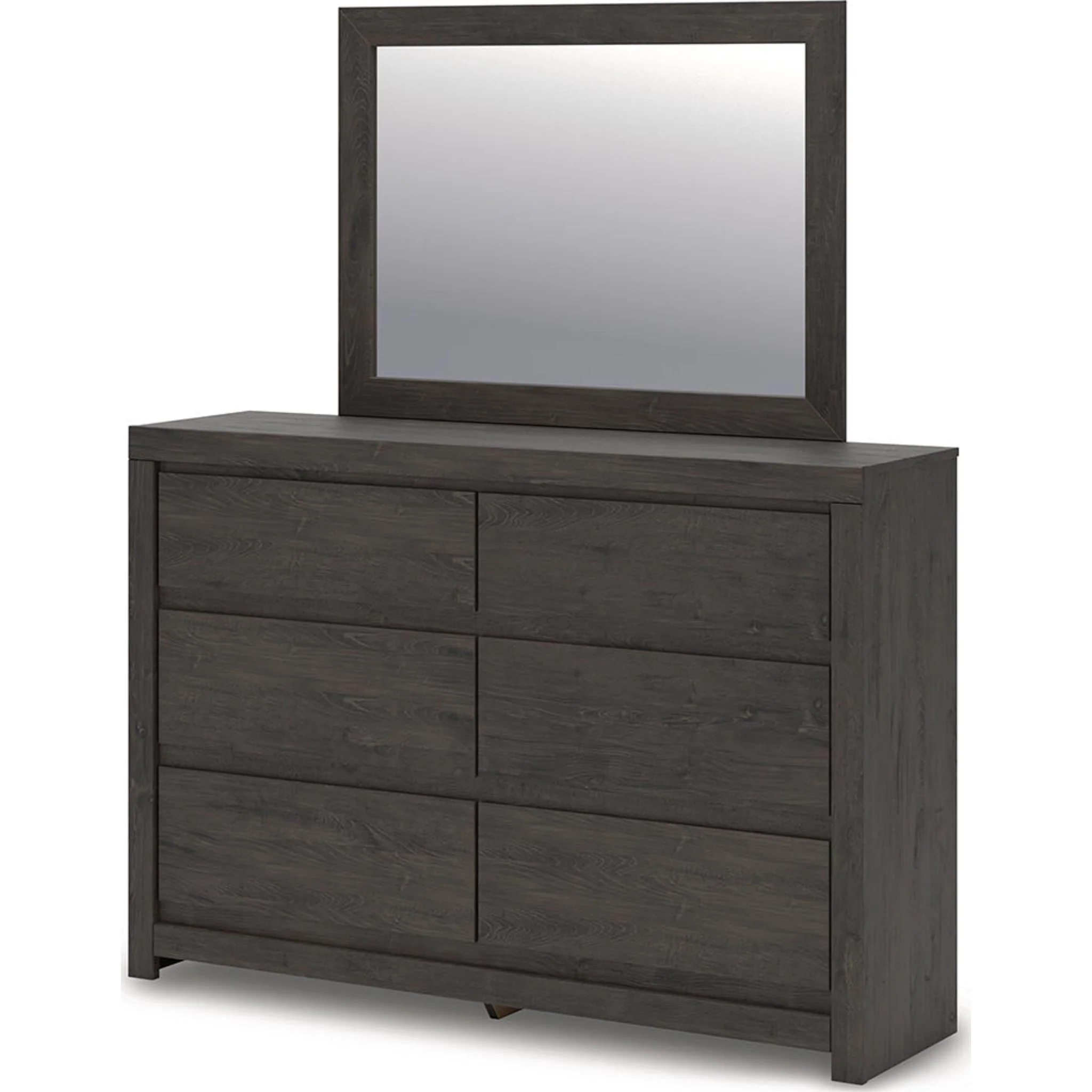 Fraluna 6 Piece King Storage Bedroom - Charcoal - Image 2