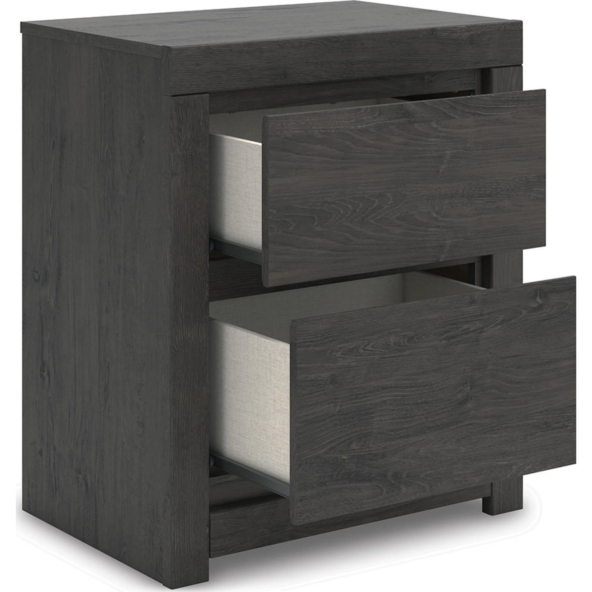 Fraluna 6 Piece King Storage Bedroom - Charcoal - Image 21