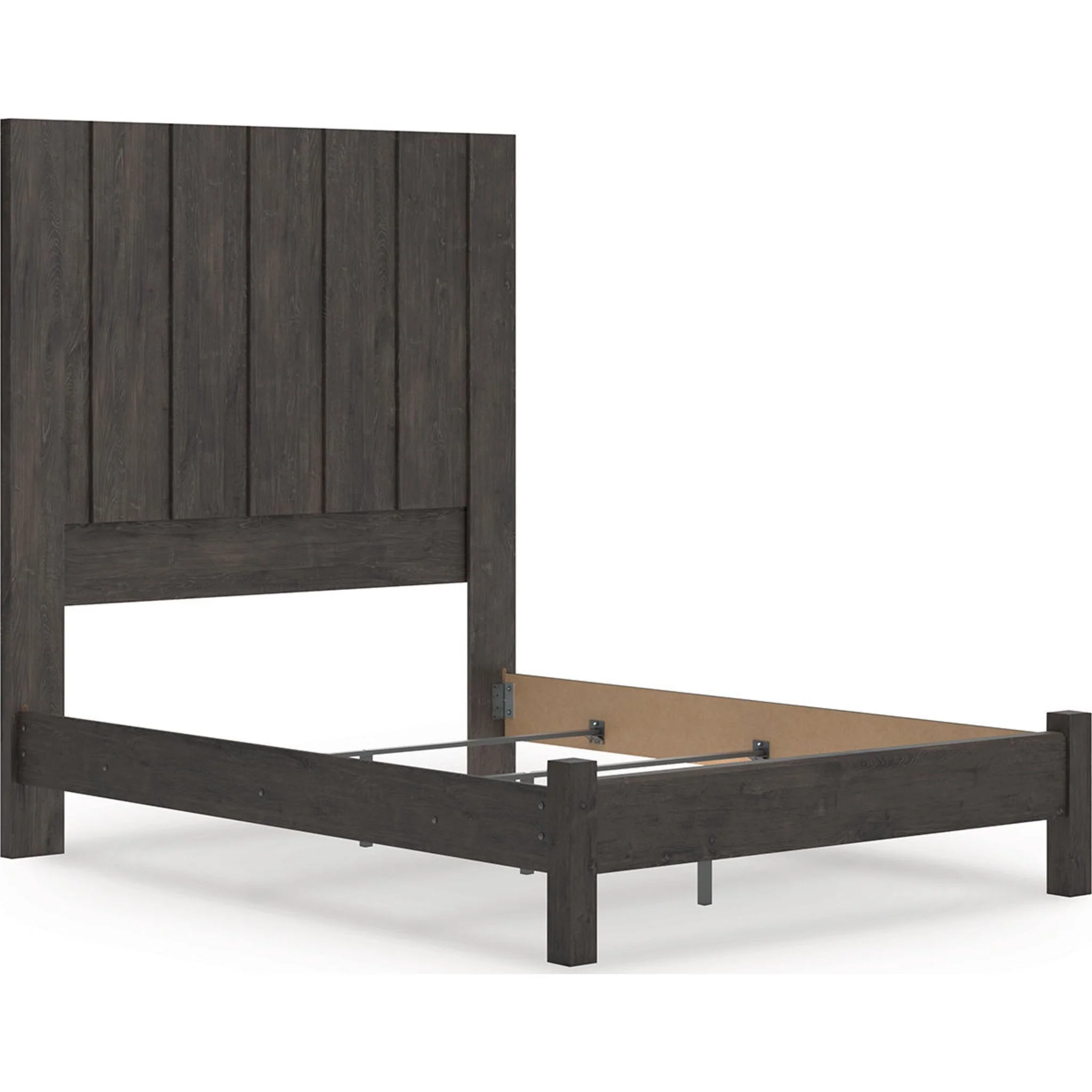 Fraluna 6 Piece Queen Panel Bedroom - Charcoal - Image 11
