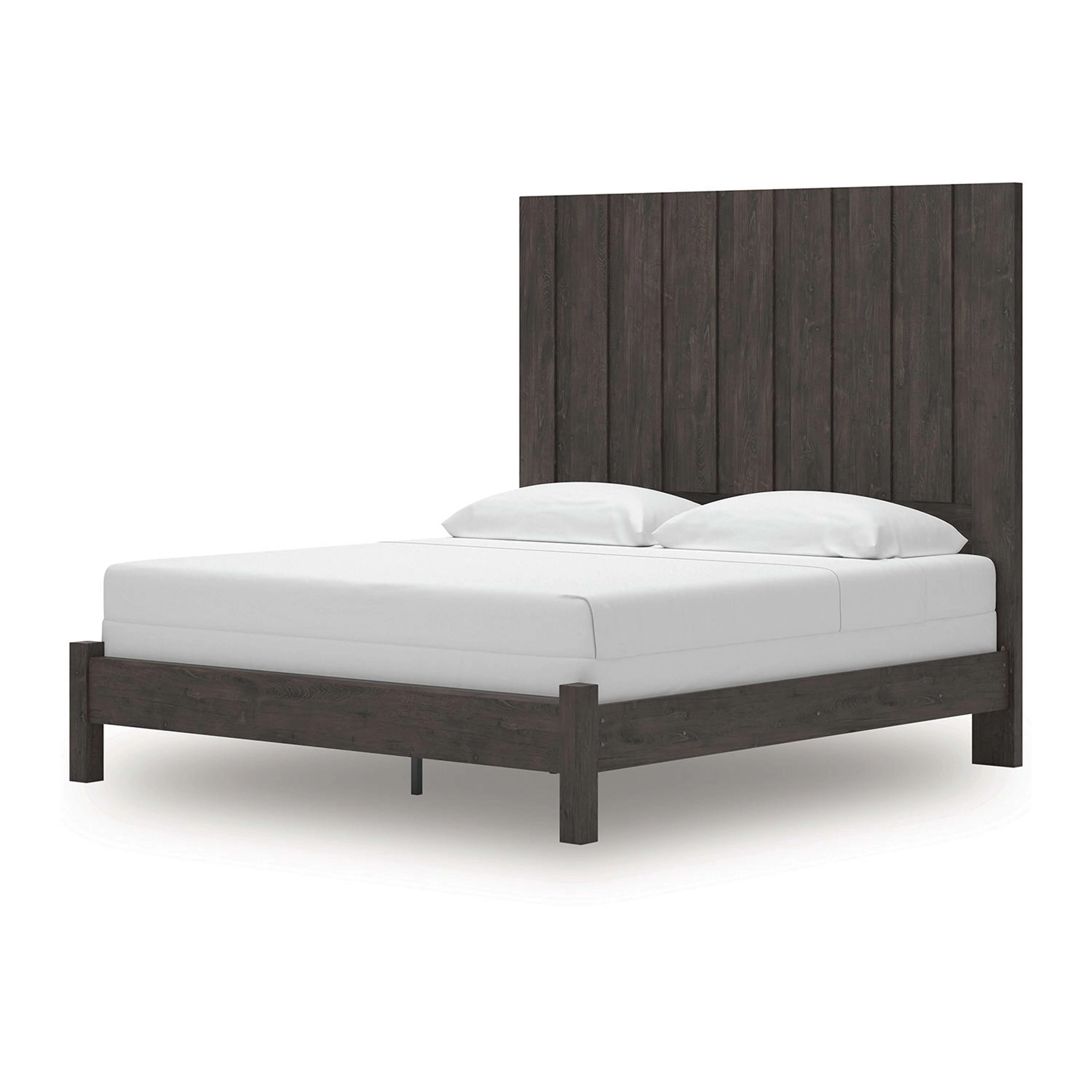 Fraluna King Panel Bed - Charcoal - Image 4