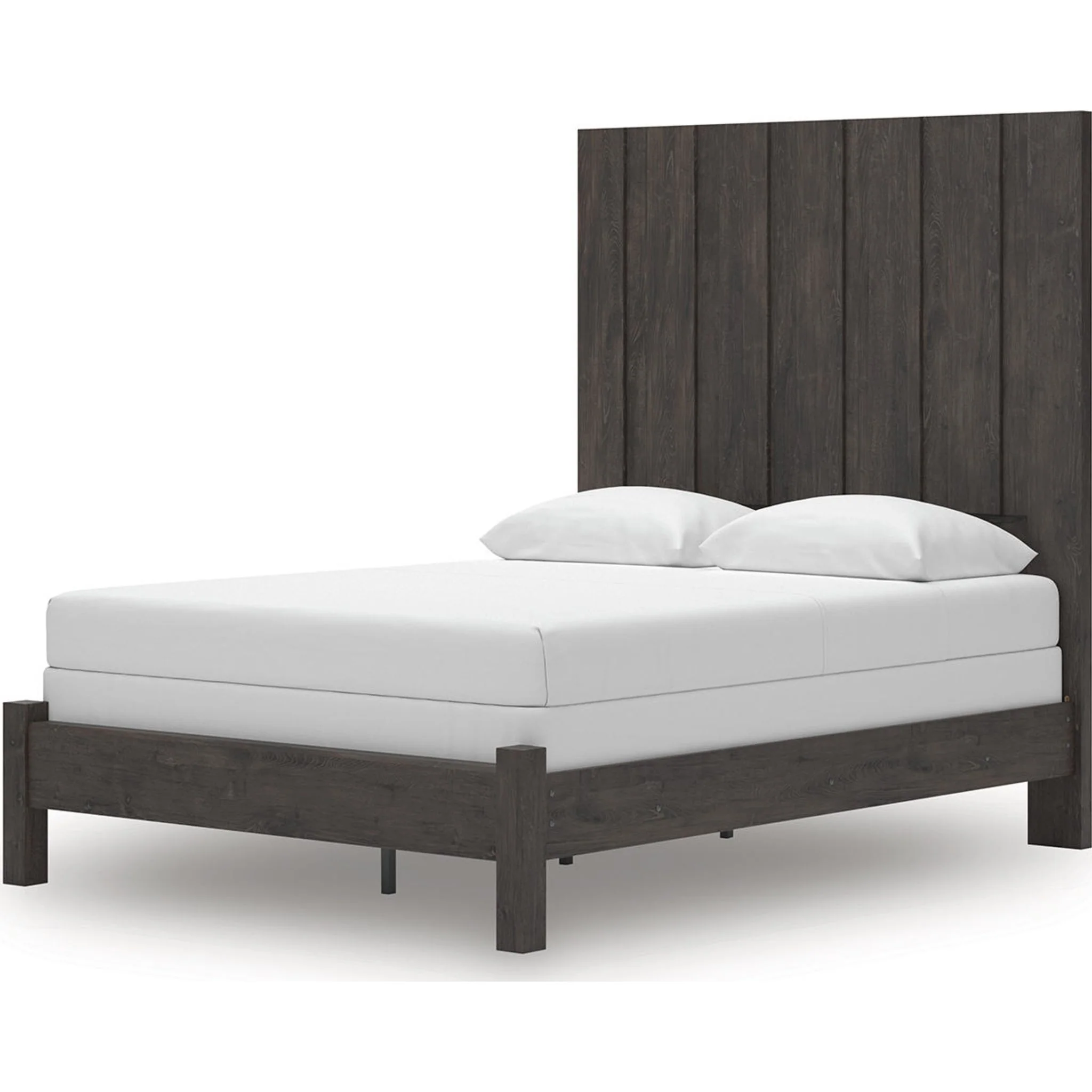 Fraluna Queen Panel Bed - Charcoal - Image 4