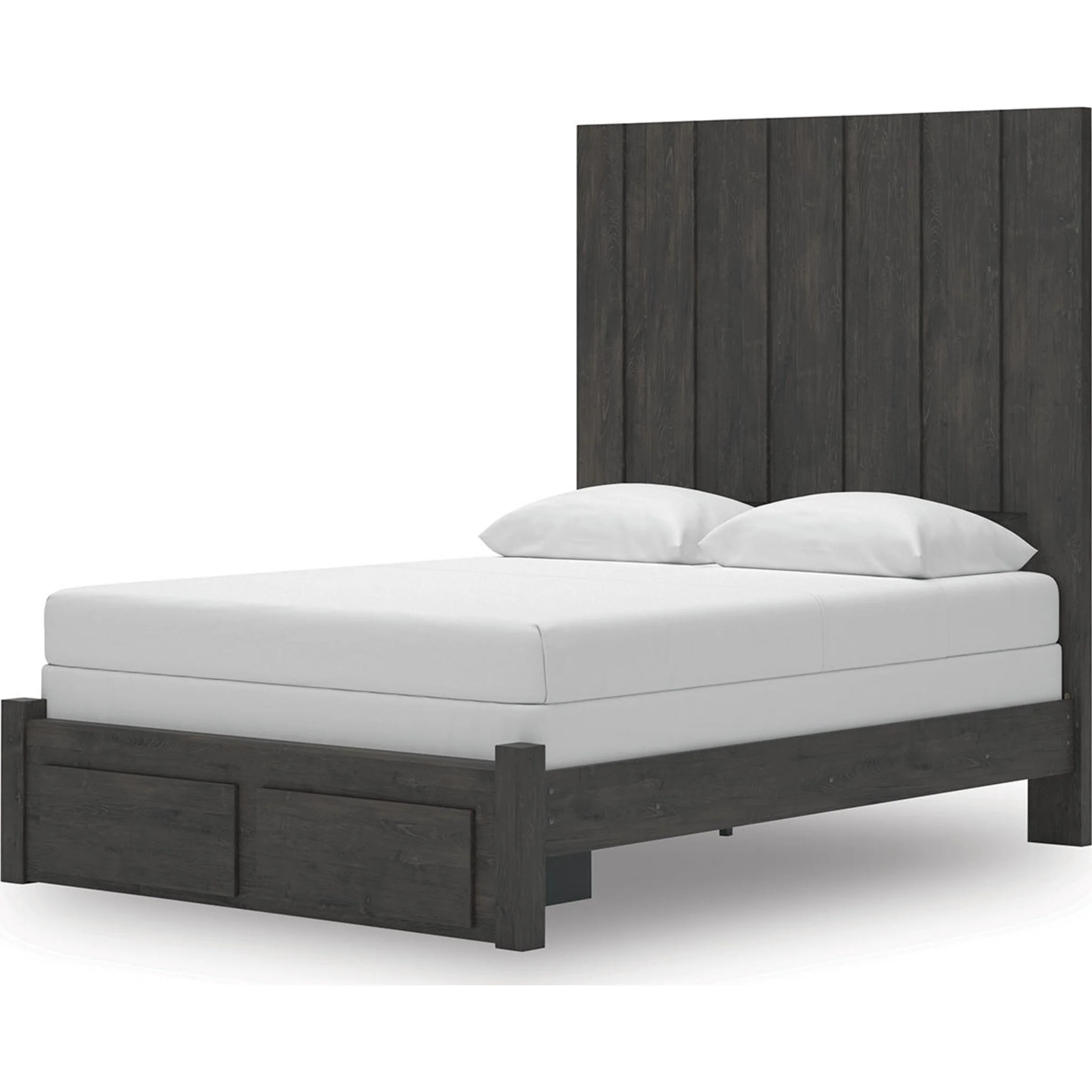Fraluna Queen Storage Bed - Charcoal - Image 4