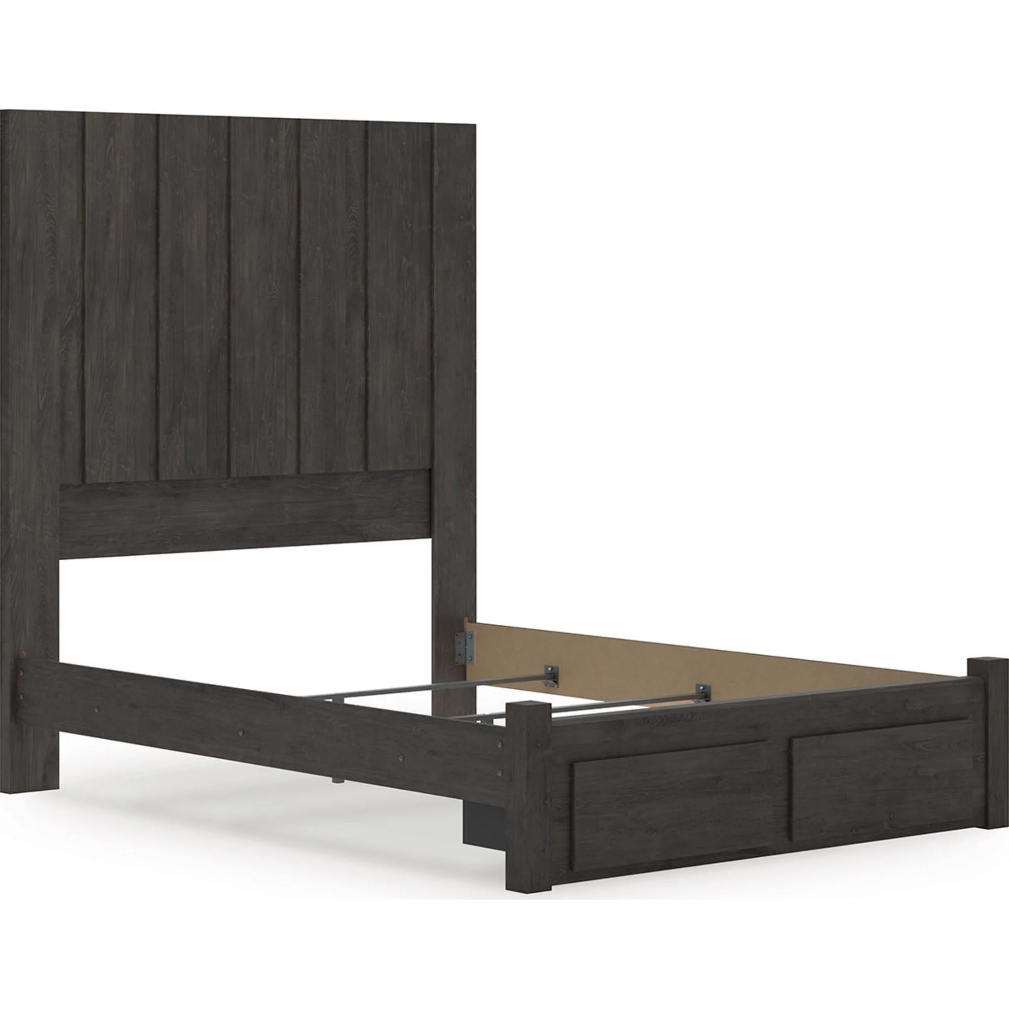 Fraluna Queen Storage Bed - Charcoal - Image 5