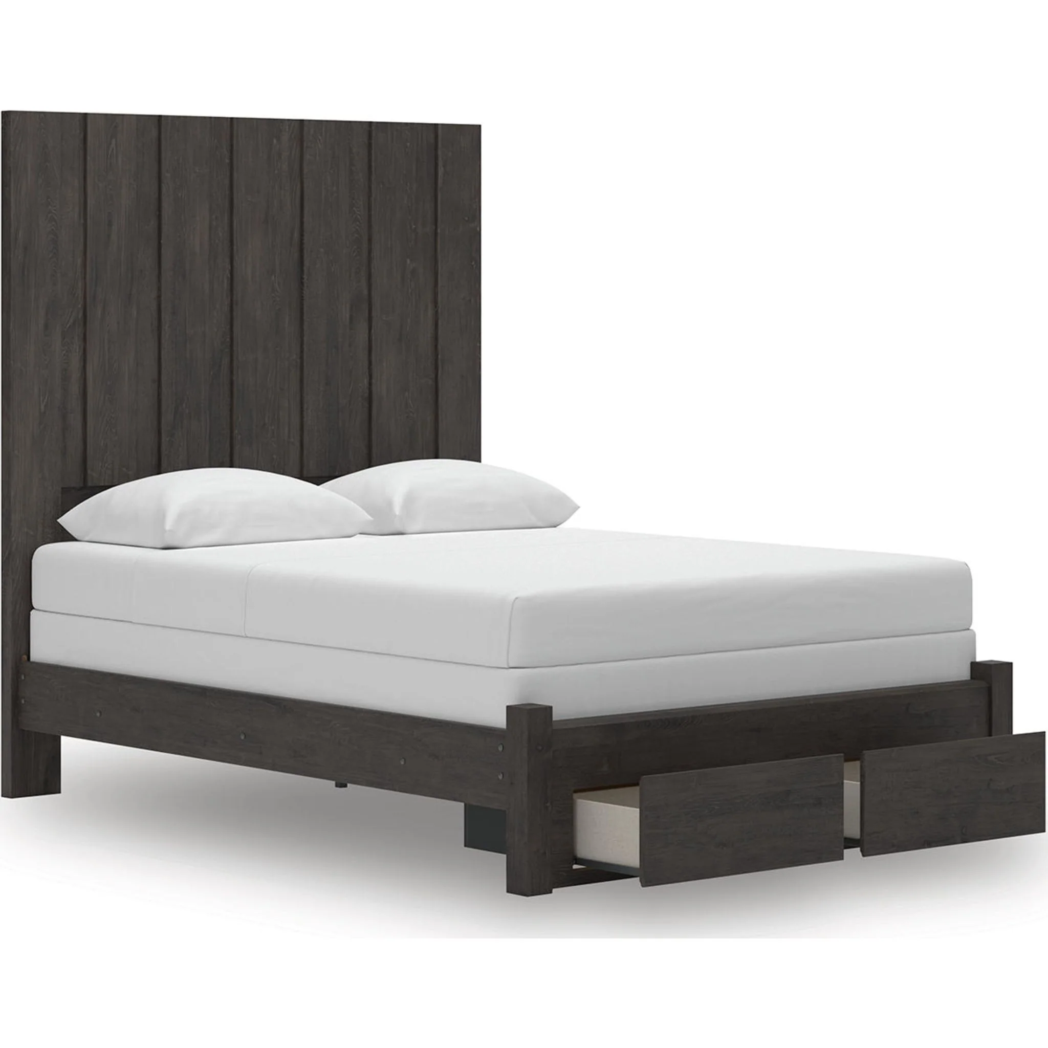 Fraluna Queen Storage Bed - Charcoal - Image 6