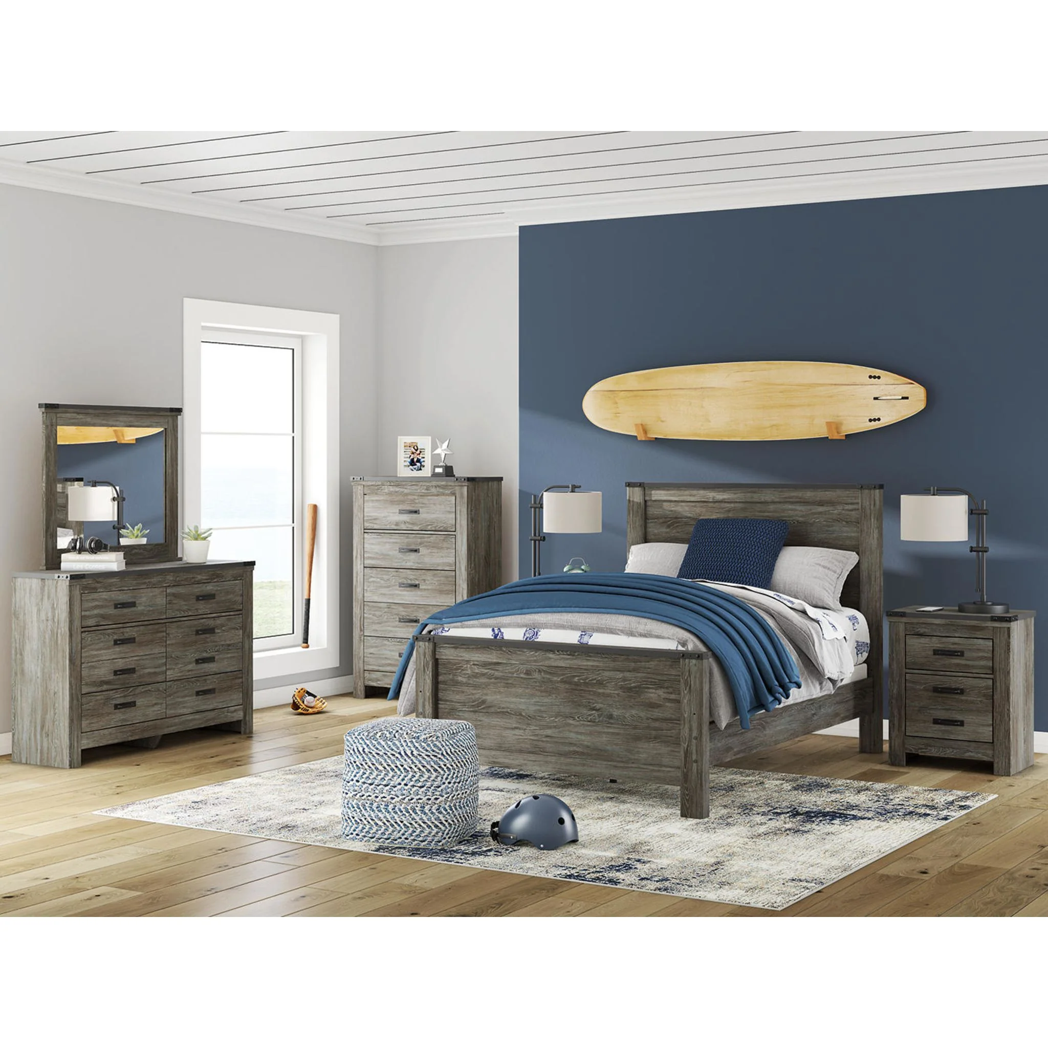 Frandern Mirror - Gray - Image 3